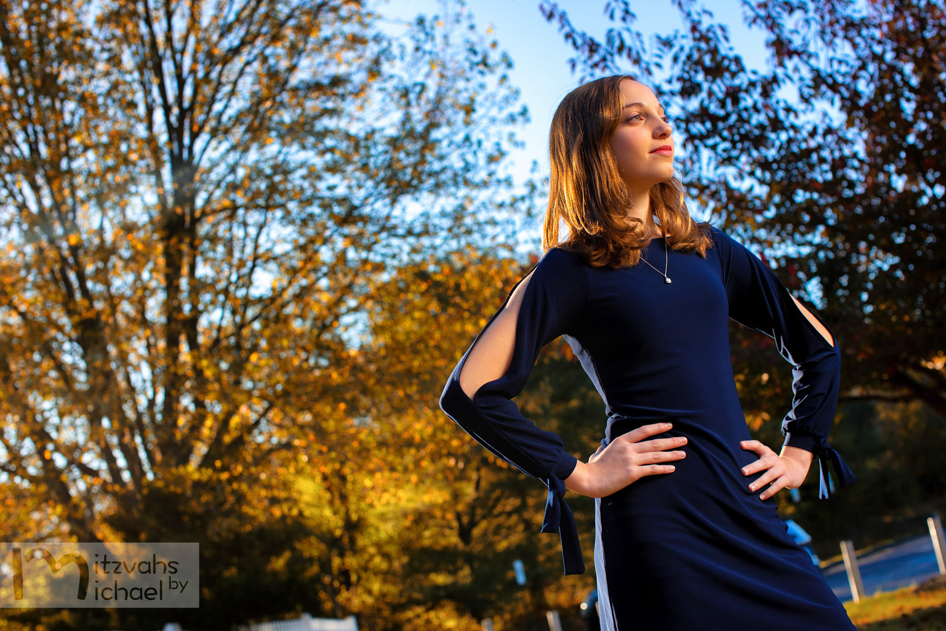 Cora’s Beth Shalom Bat Mitzvah portrait session.