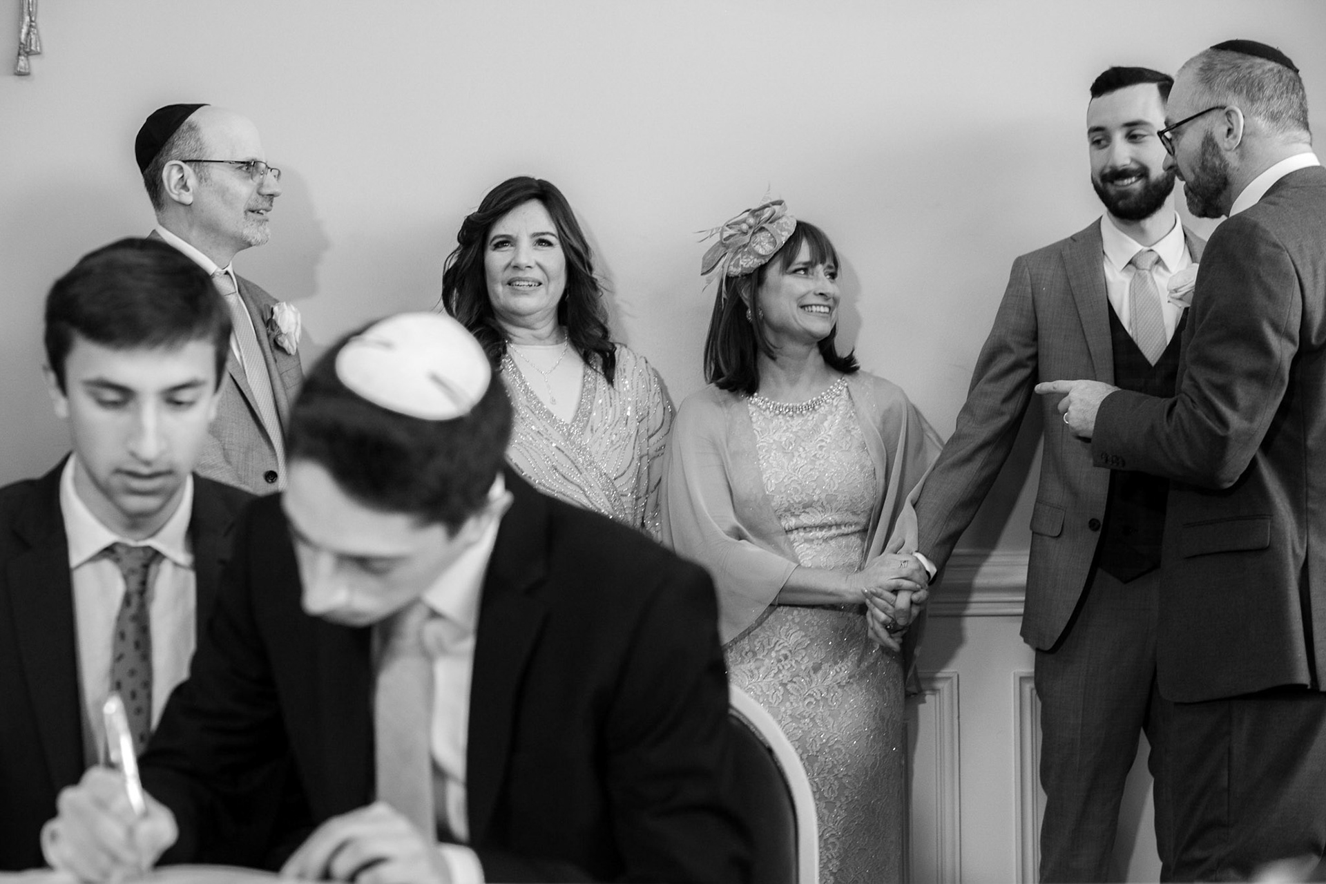 Alison and Shai wed at Beth Tfiloh in Baltimore, MD on Sunday, December 23, 2018.