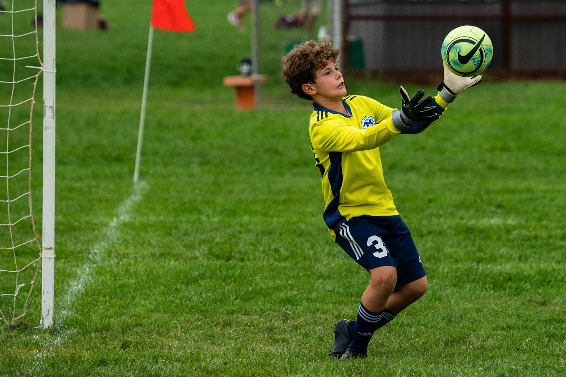The Mt. Washington U10 Travel soccer team plays in the Labor Day Tournament.