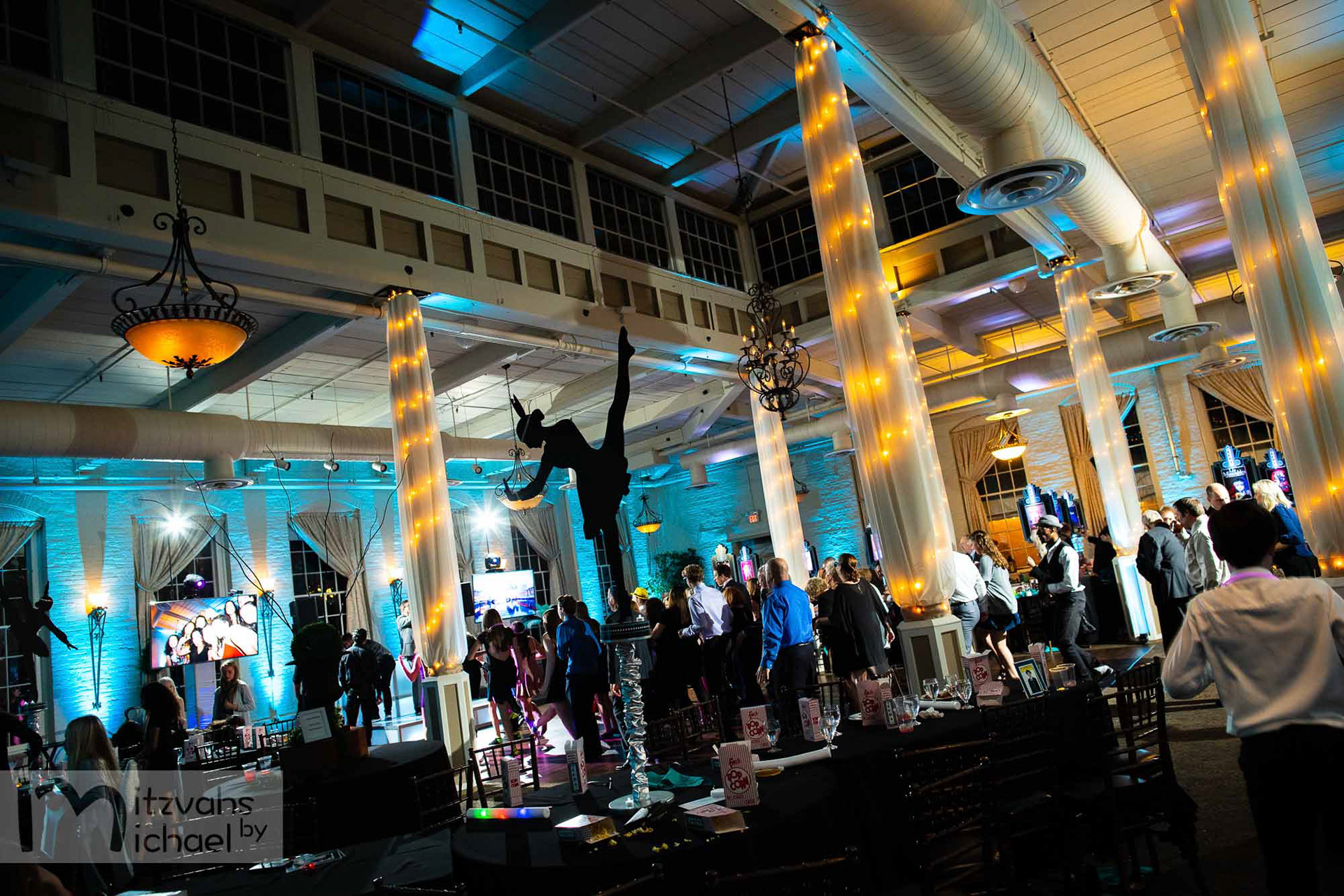 Cora’s Beth Shalom Bat Mitzvah party at The Great Room at Savage Mill.