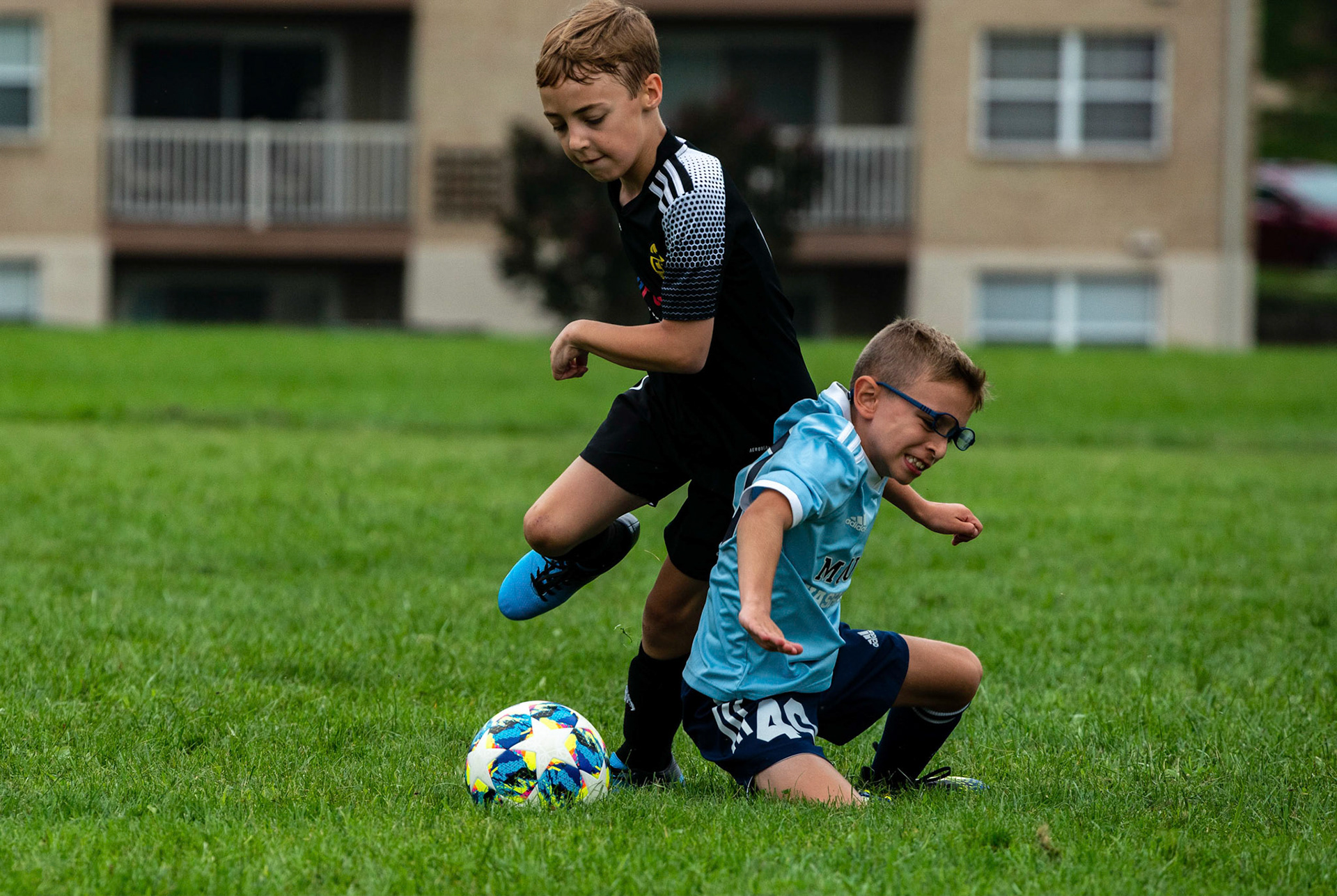 The Mt. Washington U10 Travel soccer team plays in the Labor Day Tournament.