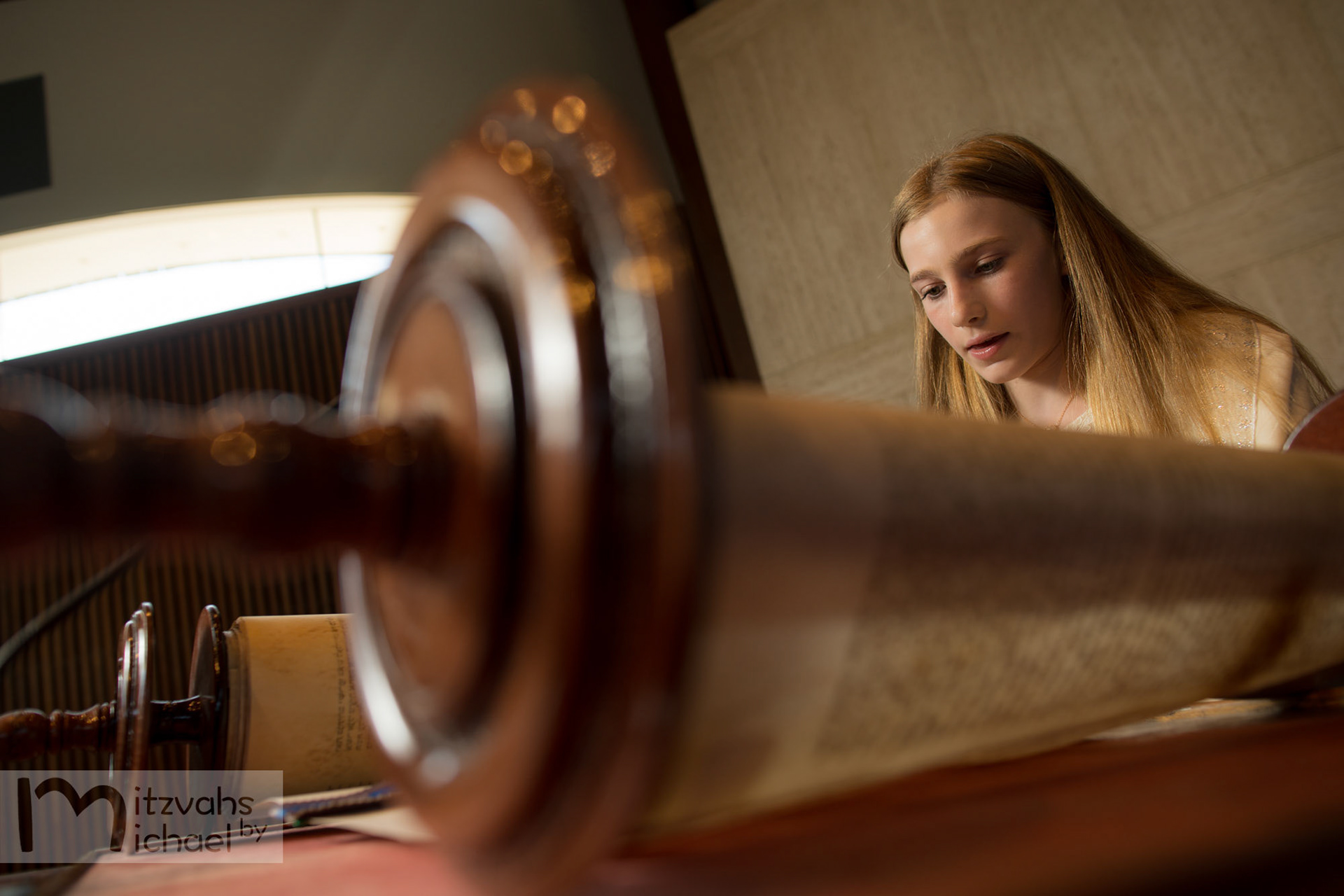 Sydney’s Bat Mitzvah portraits at Temple Rodef Shalom.