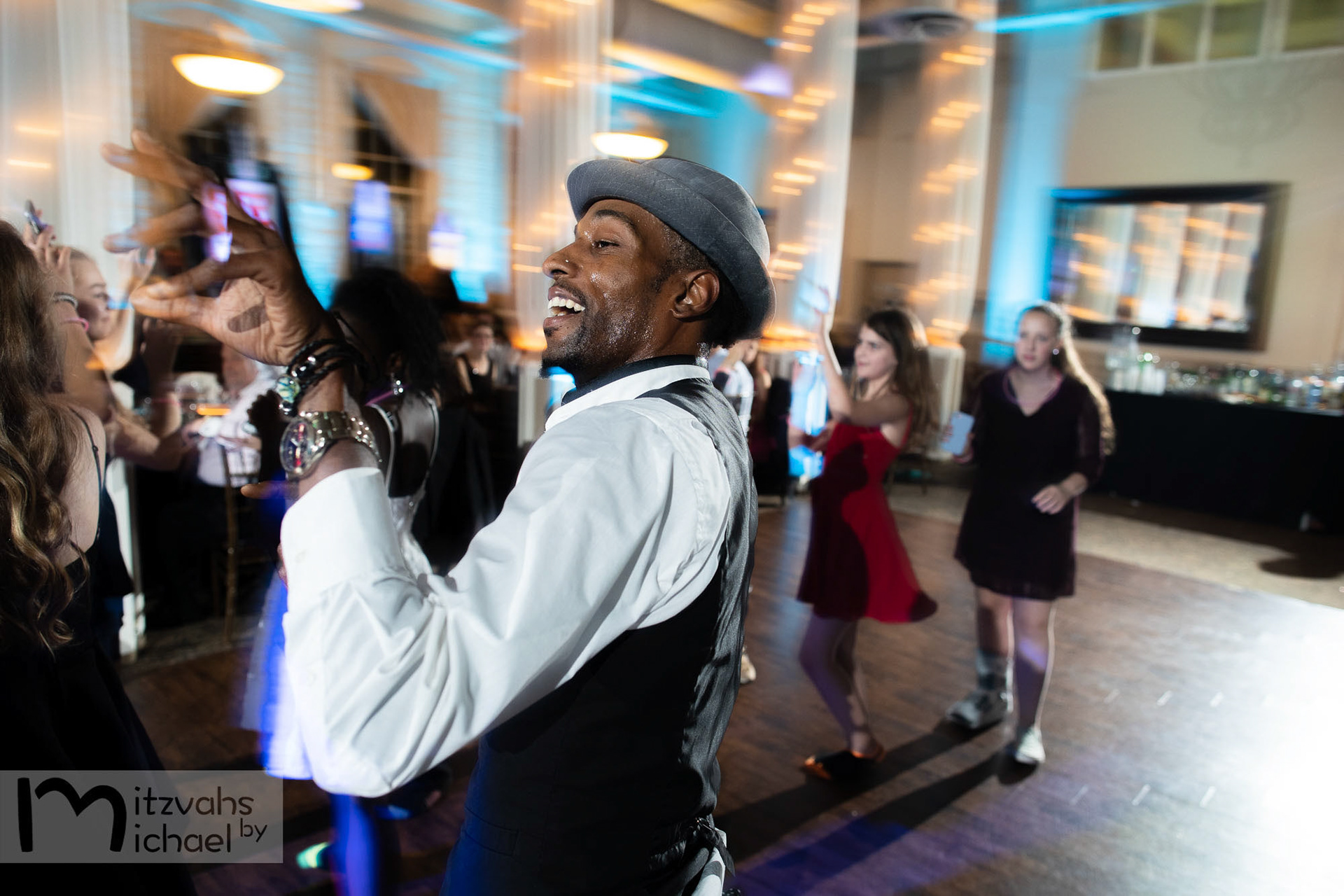 Cora’s Beth Shalom Bat Mitzvah party at The Great Room at Savage Mill.