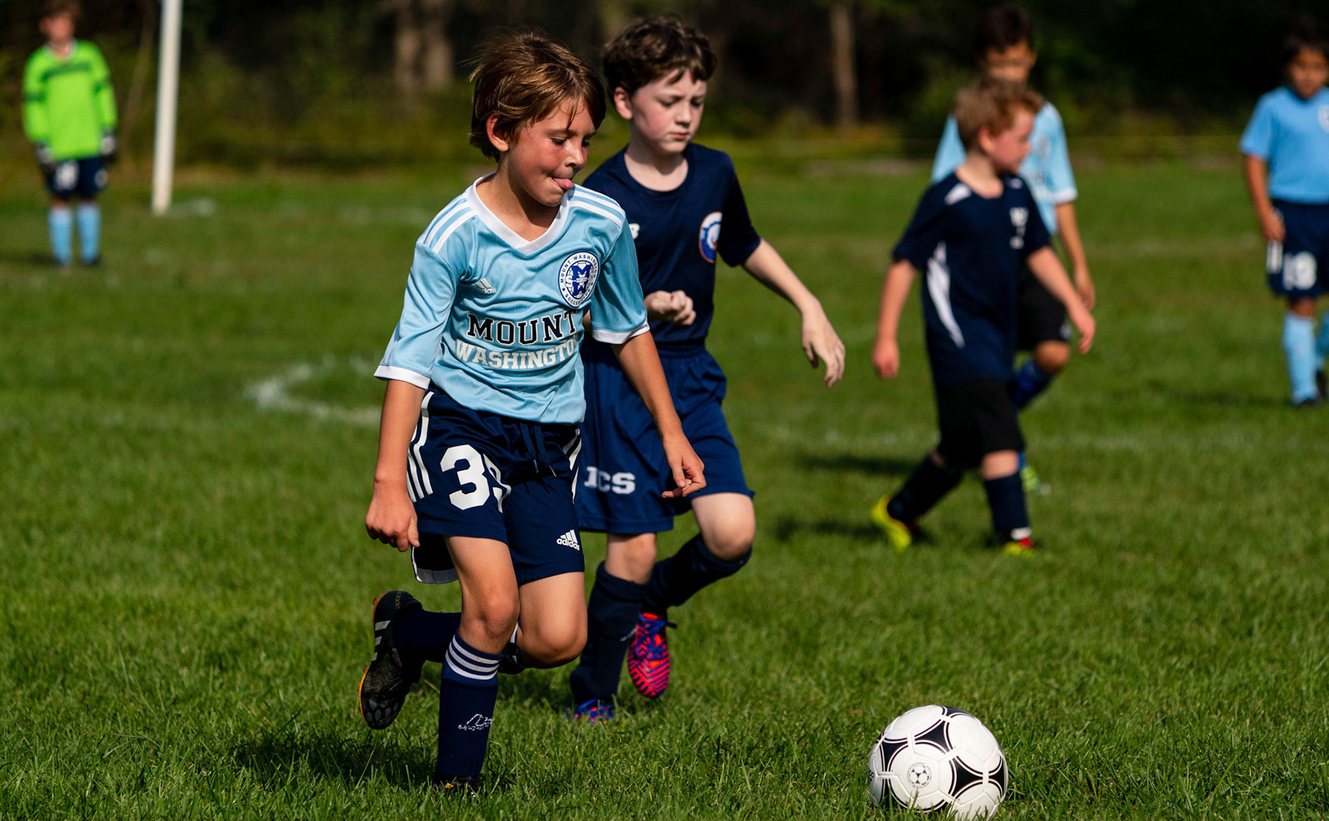 Mt. Washington U-10 travel team plays Immaculate Conception at home on Saturday, October 2, 2021.