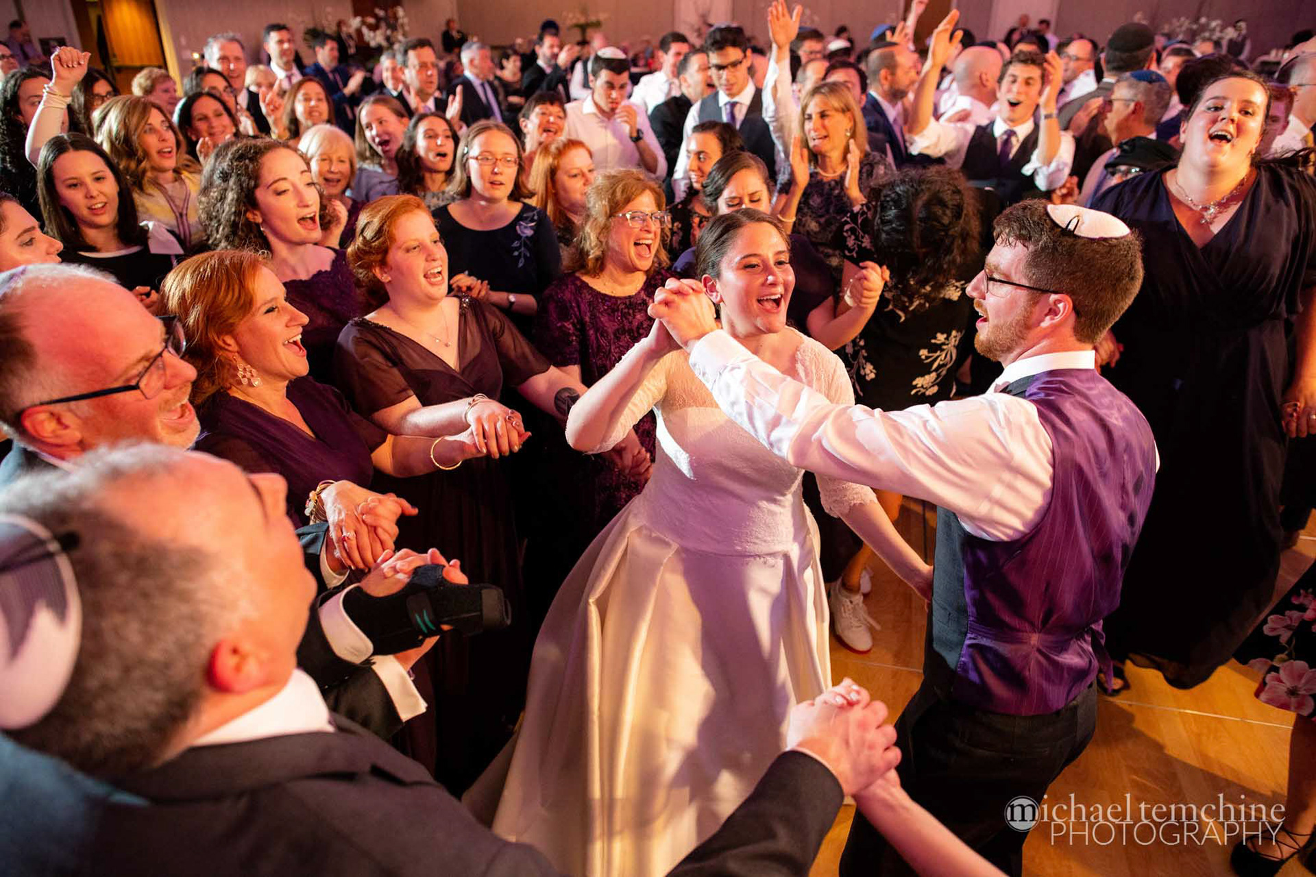 Yael and Eitan’s modern orthodox Jewish wedding at the Grand Hyatt in Washington D.C. on Sunday, August 25, 2019.