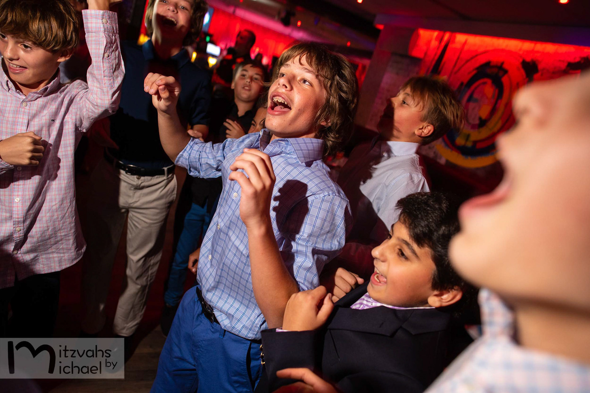 Brandon’s Bar Mitzvah party at The Loft at 4935 in Bethesda, MD.