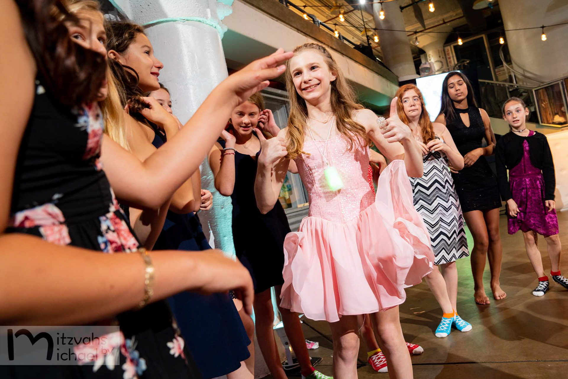 Sydney’s Bat Mitzvah party at the Torpedo Factory, Alexandria, VA.