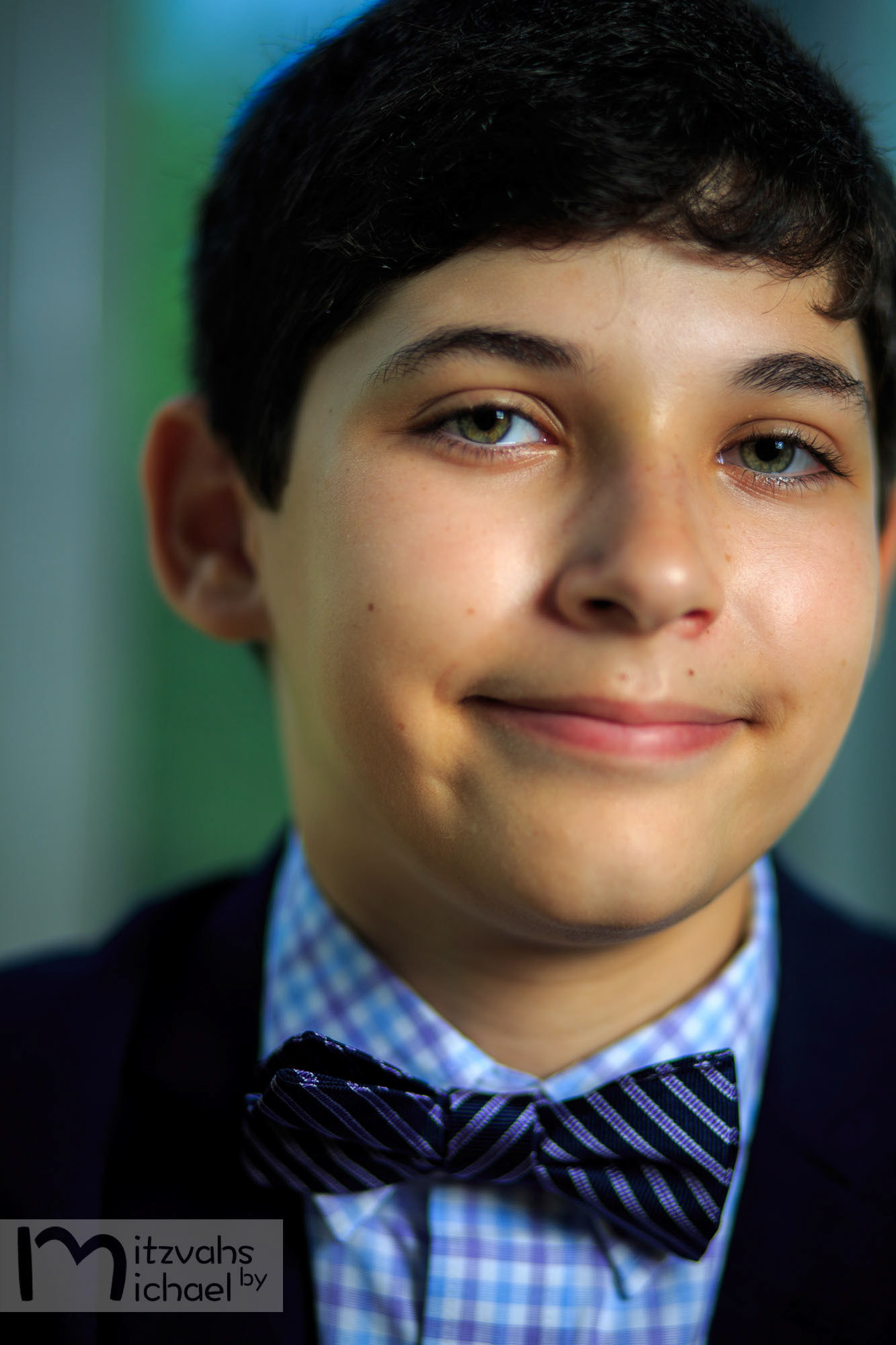 Ari’s Bar Mitzvah portraits at Bnai Shalom of Olney.