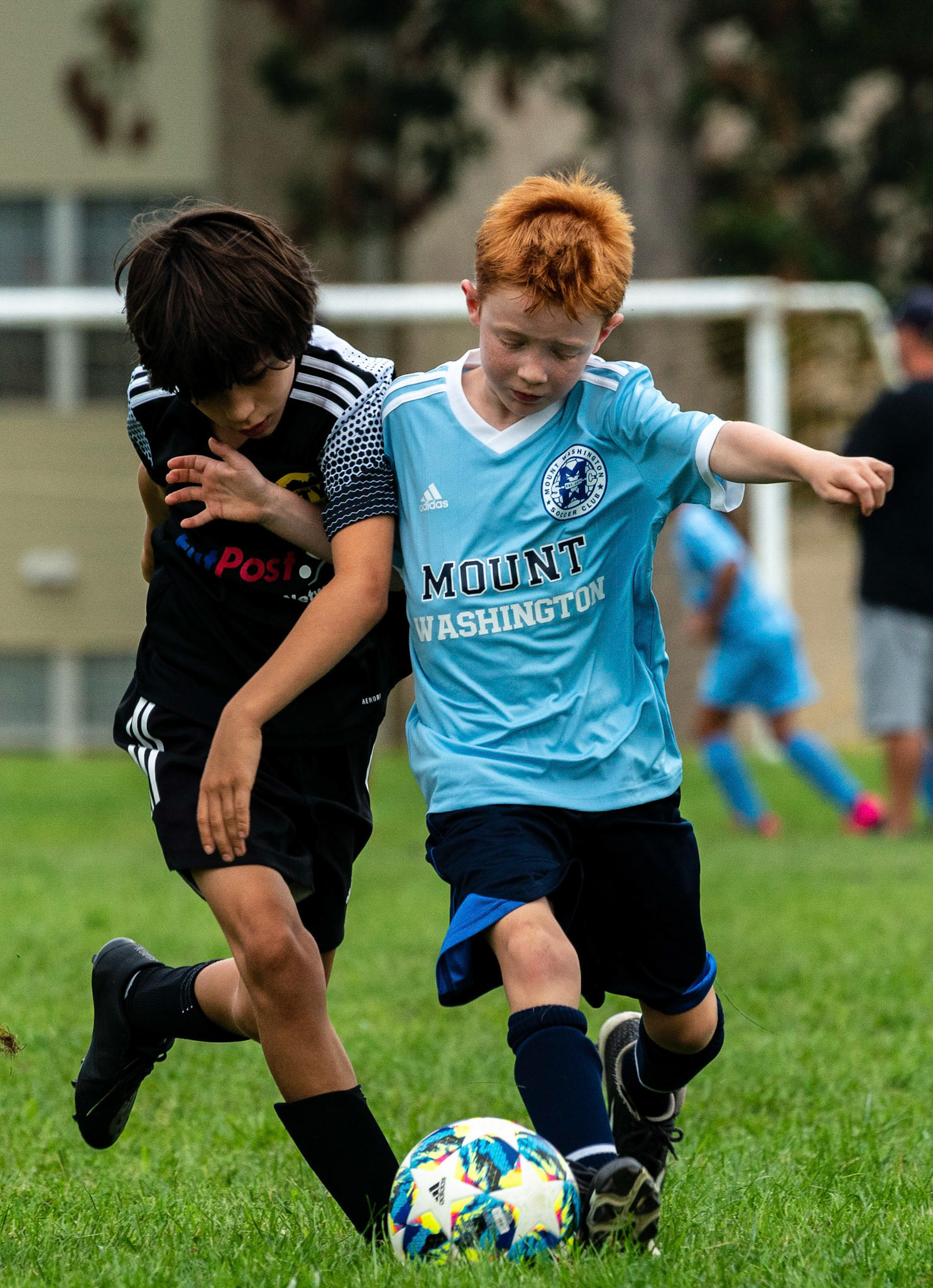 The Mt. Washington U10 Travel soccer team plays in the Labor Day Tournament.