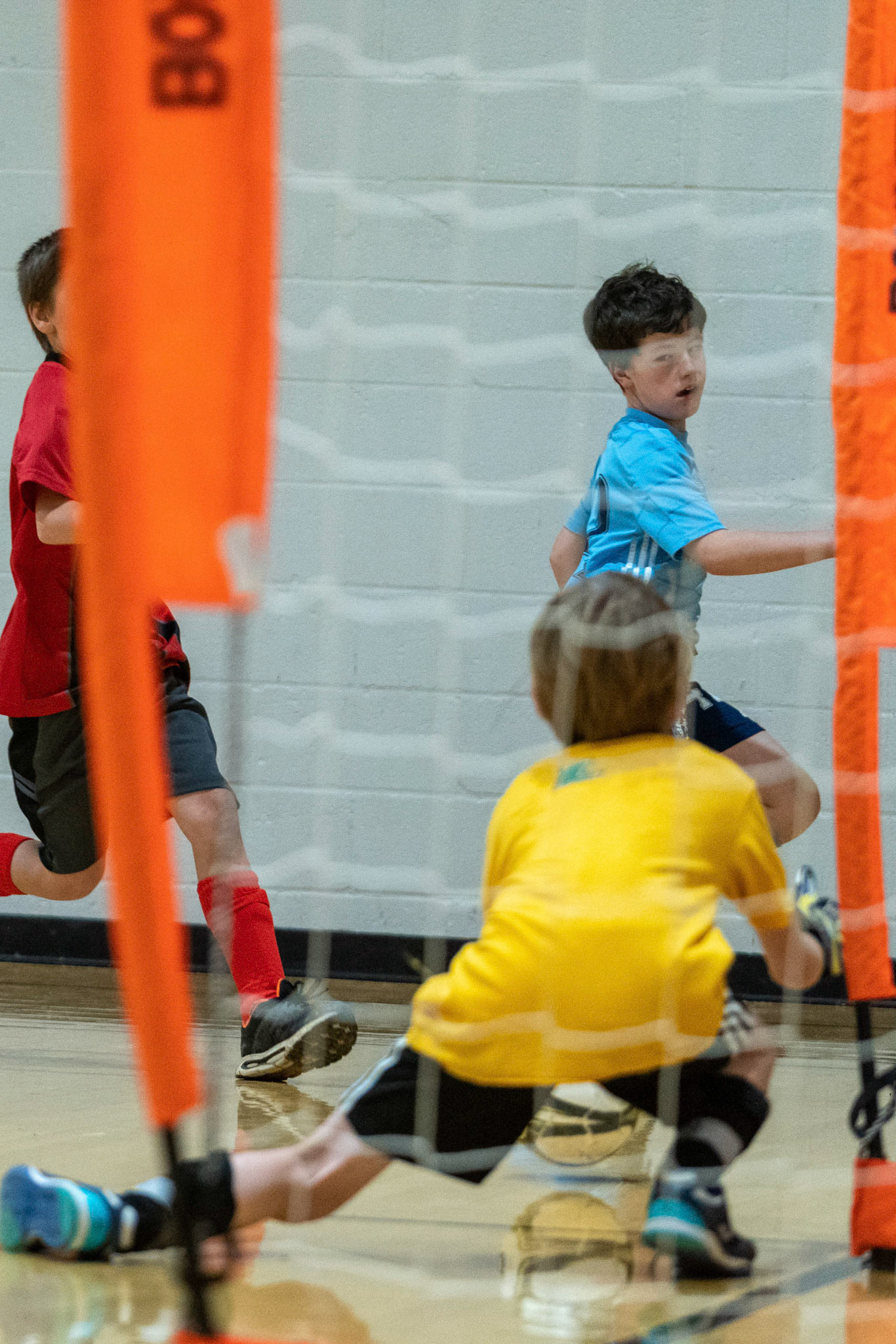 Cameron watches his shot get saved in the first half of the Mt. Washington Soccer 22/23 11-3 victory over  Charles Village.