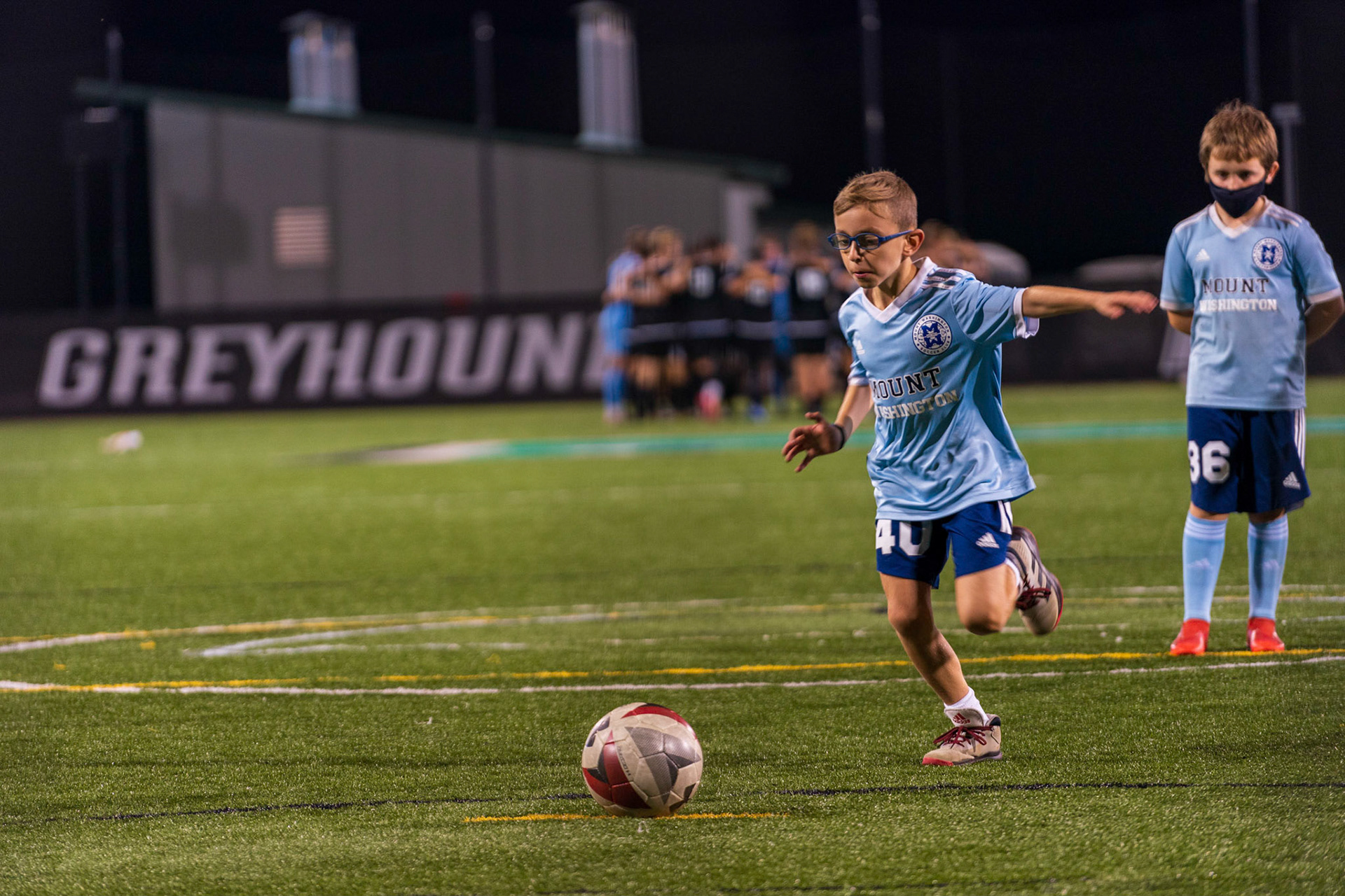 Members of the Mt. Washington Soccer Club (rec and travel) visited the Loyola Greyhounds for a game against Lafayette on Saturday, October 9, 2021.