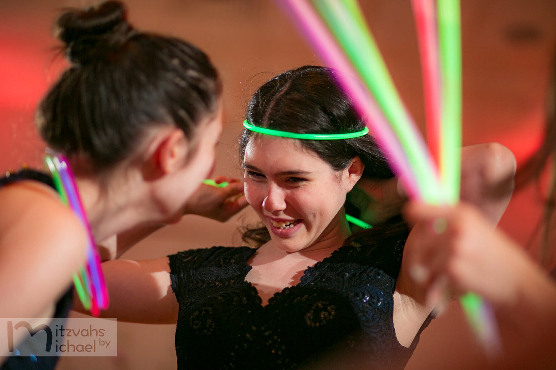 Rachel's Agudas Achim, Alexandria, VA Bat Mitzvah by Mitzvahs by Michael Temchine Photography and Pop Color Events.