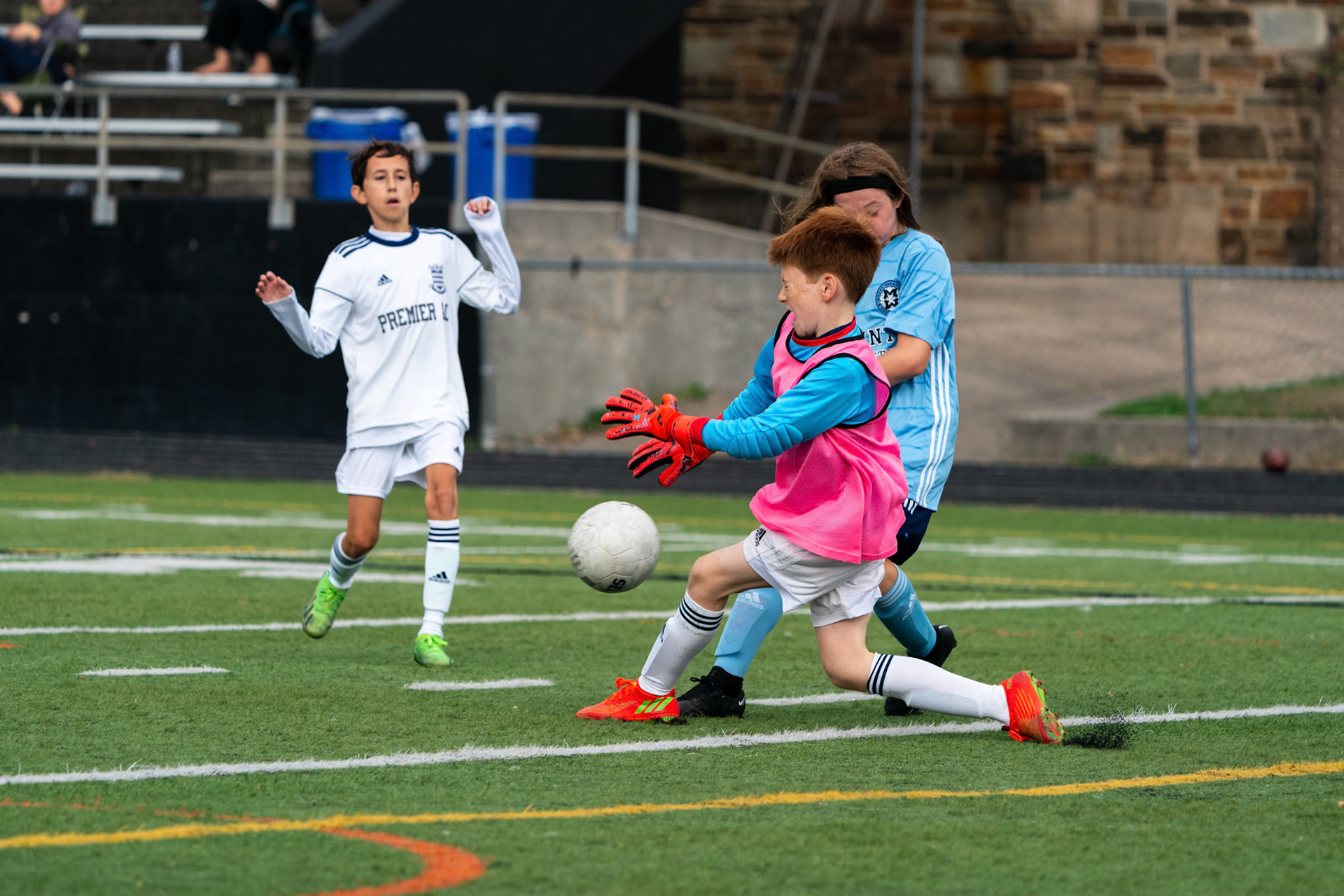 In the end the goalie made a nice save but great follow up.