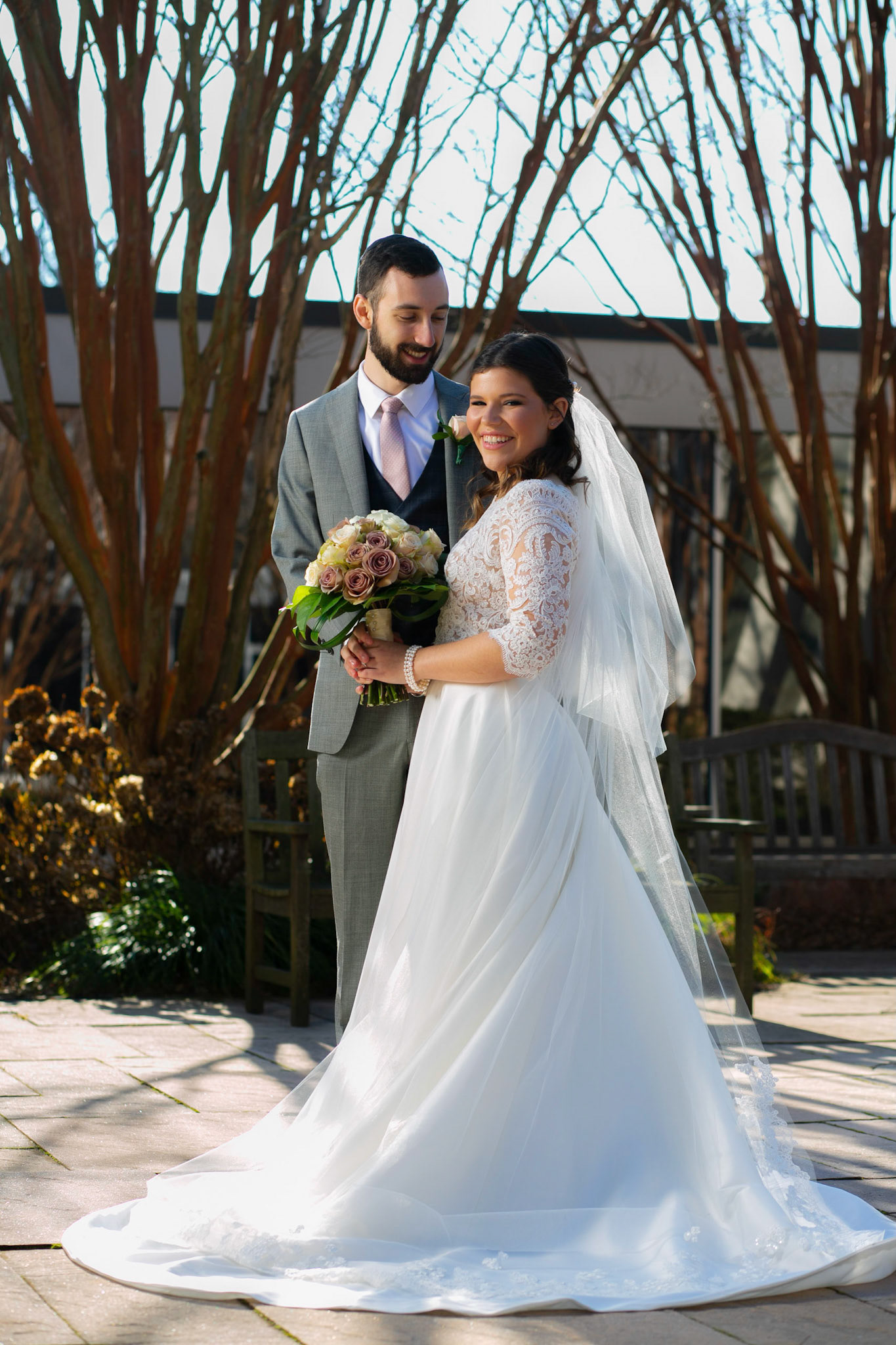 Alison and Shai wed at Beth Tfiloh in Baltimore, MD on Sunday, December 23, 2018.