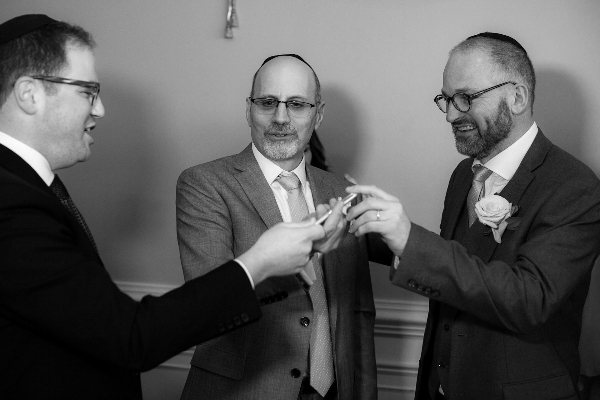 Alison and Shai wed at Beth Tfiloh in Baltimore, MD on Sunday, December 23, 2018.