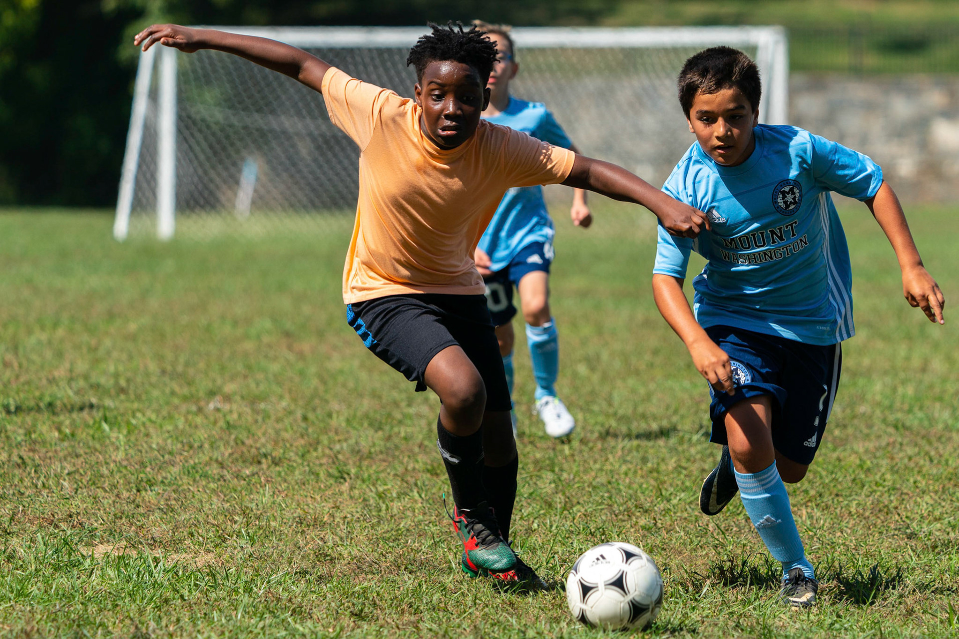 Mt. Washington’s Caleb runs down the wing during their home game against Northwest SC on September 25, 2022.