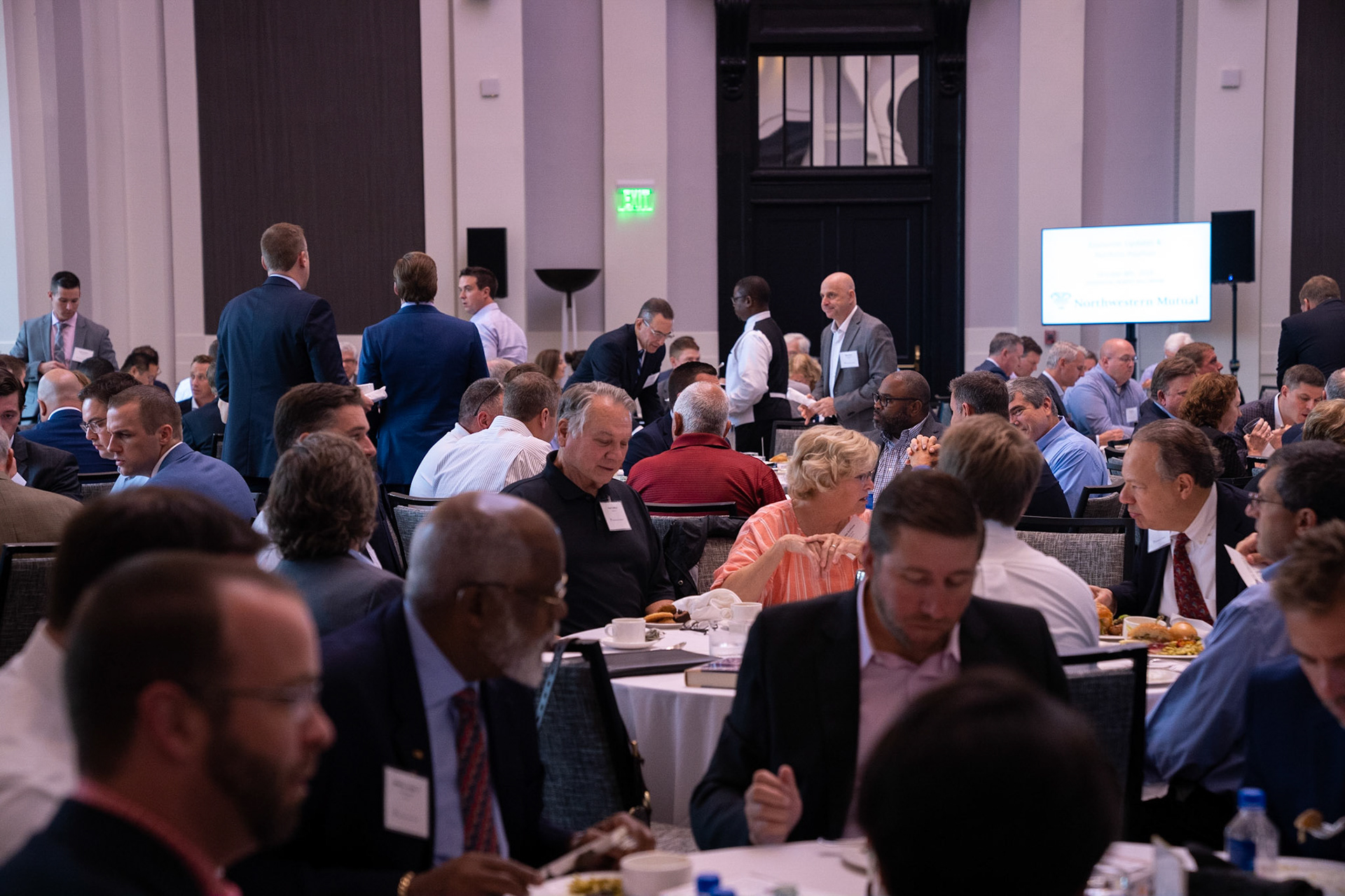 Northwestern Mutual lunchtime talk about the state of the economy on Tuesday, October 8, 2019.