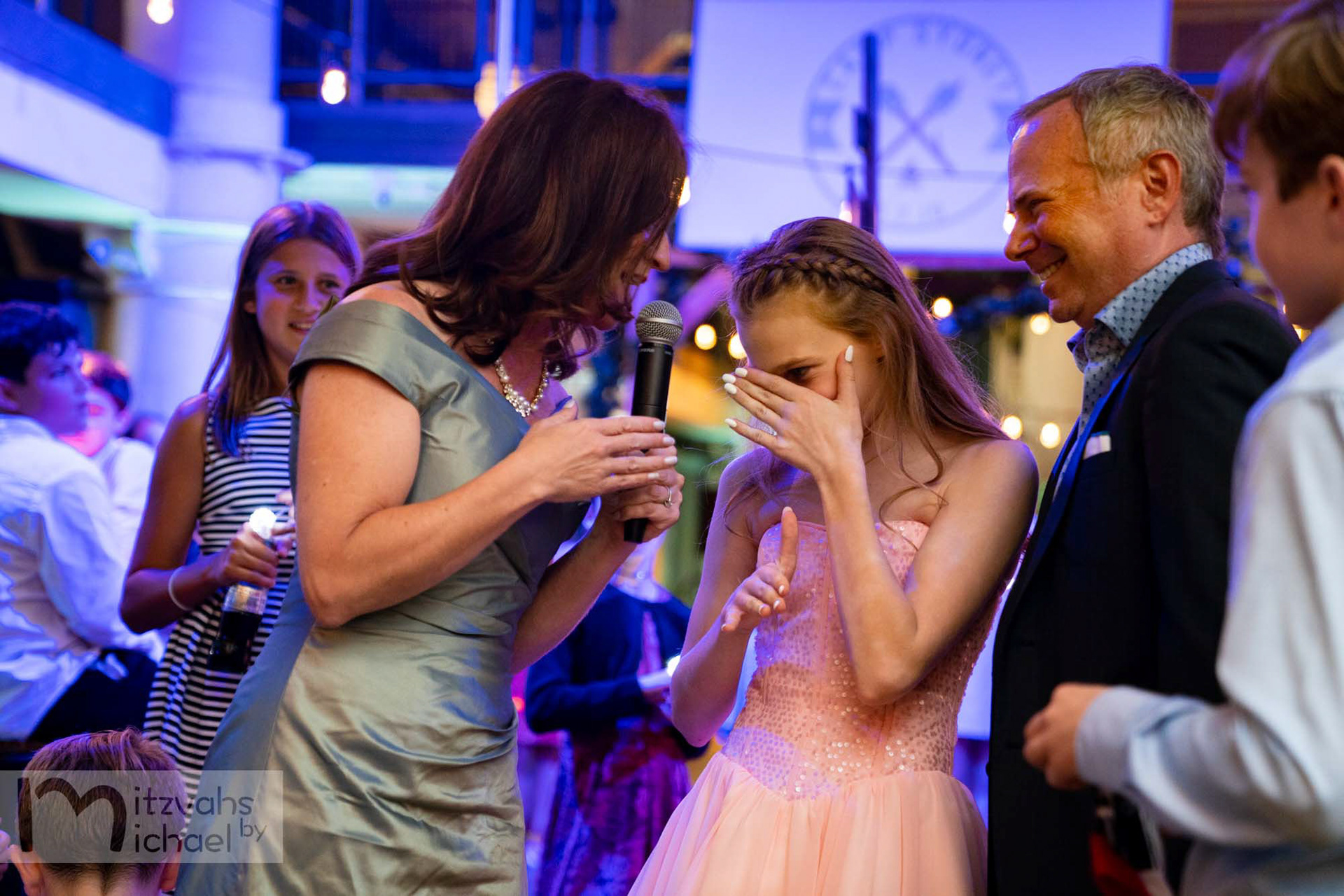 Sydney’s Bat Mitzvah party at the Torpedo Factory, Alexandria, VA.