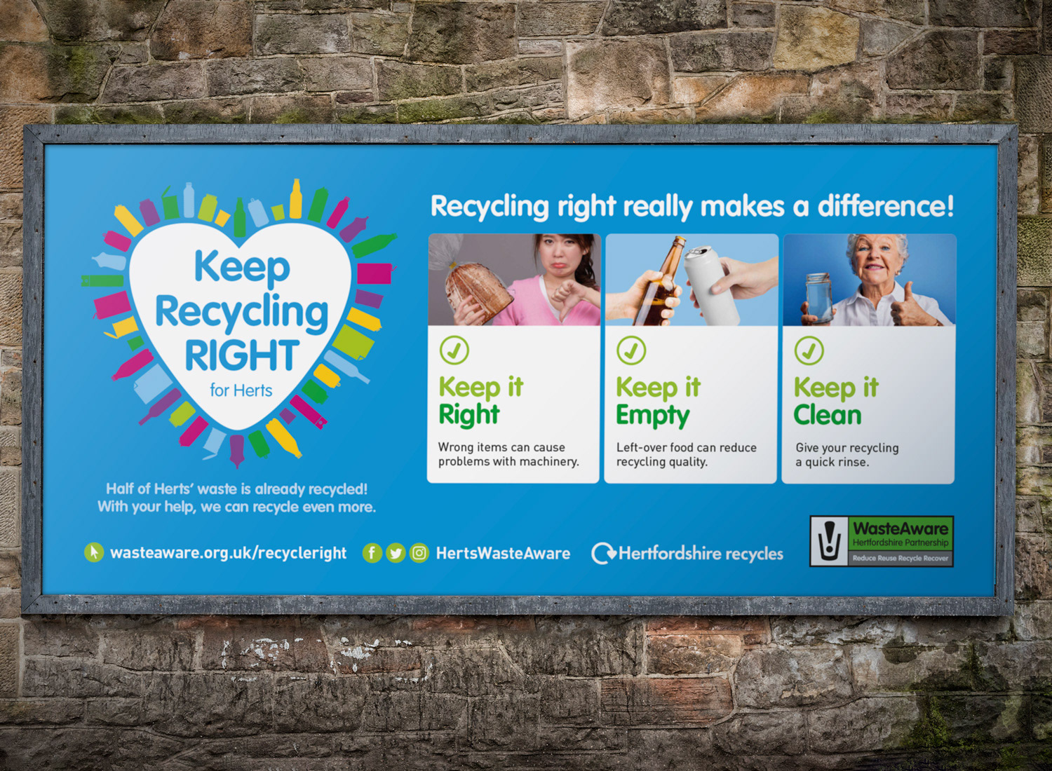 Recycle right billboard