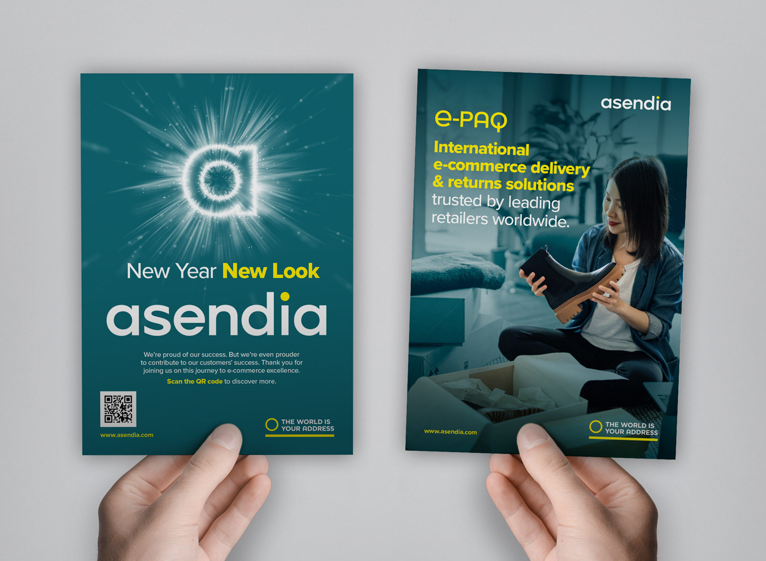 A5 flyer corporate branding design