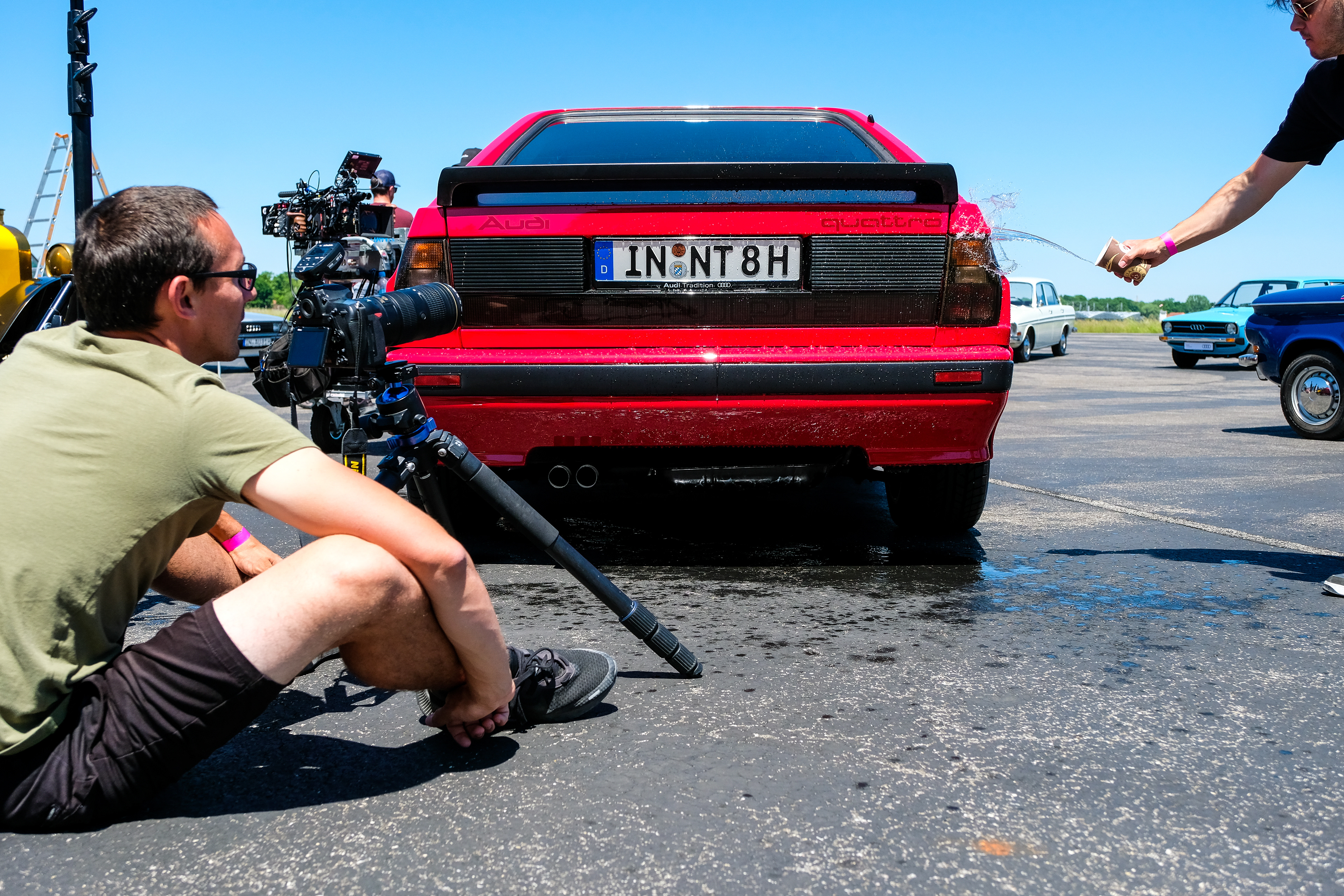 BTS with Jeremy Cliff and assistant Mike Cuomo. Shot on a Fujifilm X-H1