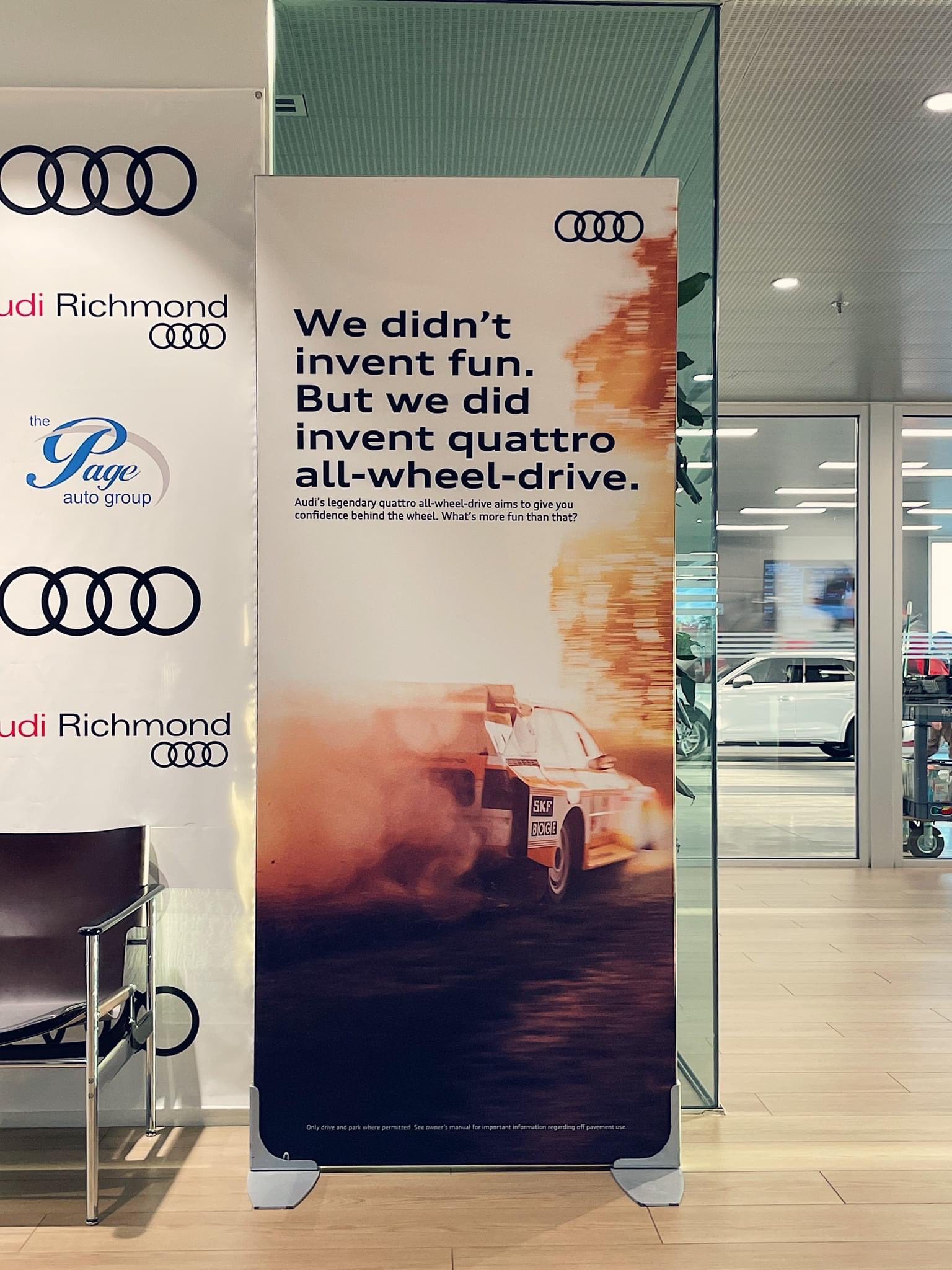 On display at Audi Richmond