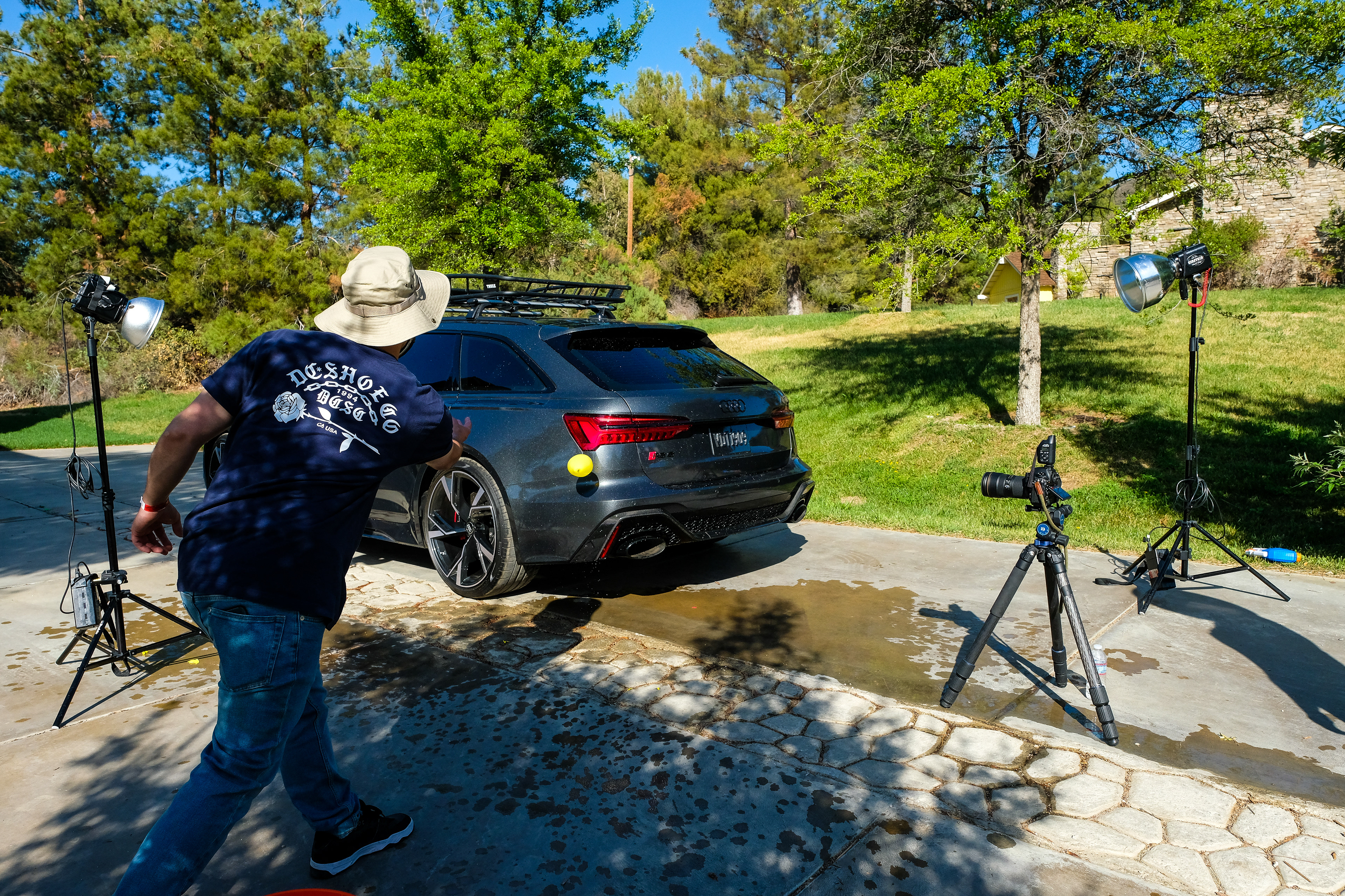 BTS with Jeremy Cliff and assistant Mike Cuomo. Shot on a Fujifilm X-H1