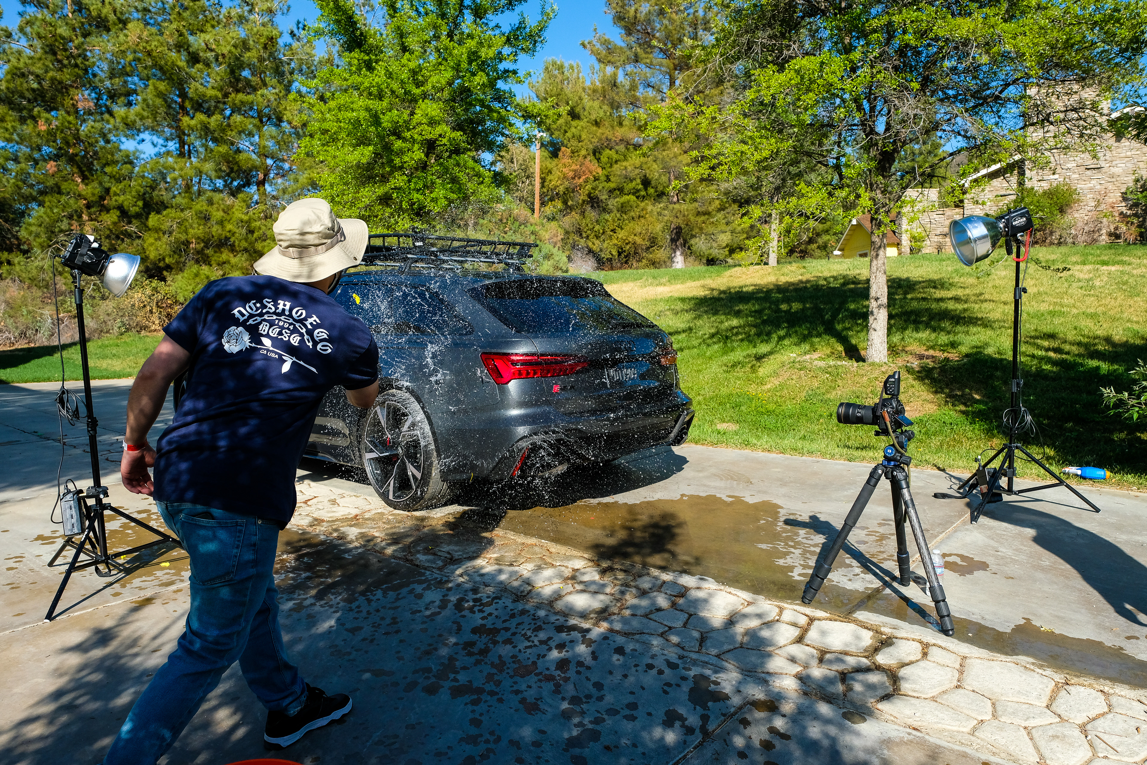 BTS with Jeremy Cliff and assistant Mike Cuomo. Shot on a Fujifilm X-H1