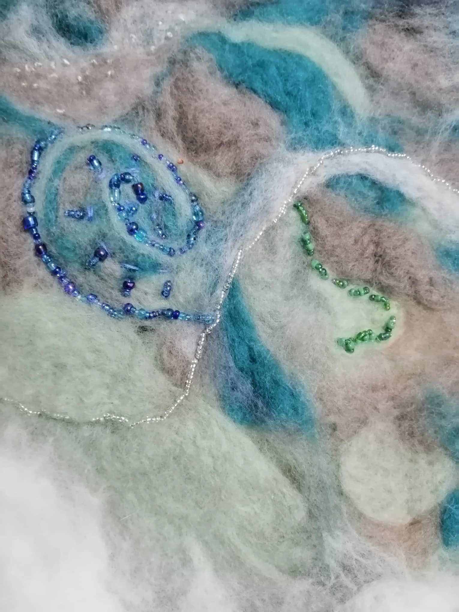 Felt Practice Piece Close Up