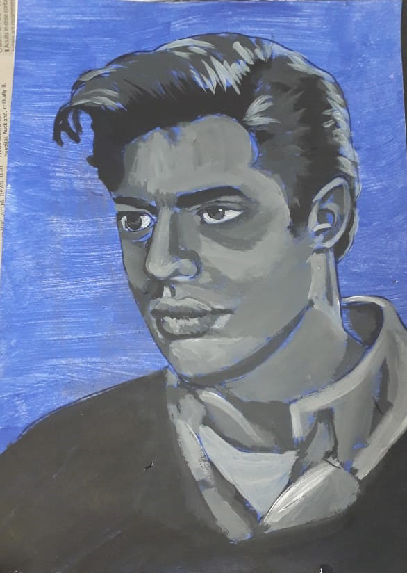 Portrait of Brendon Fraser, a victim in the movement