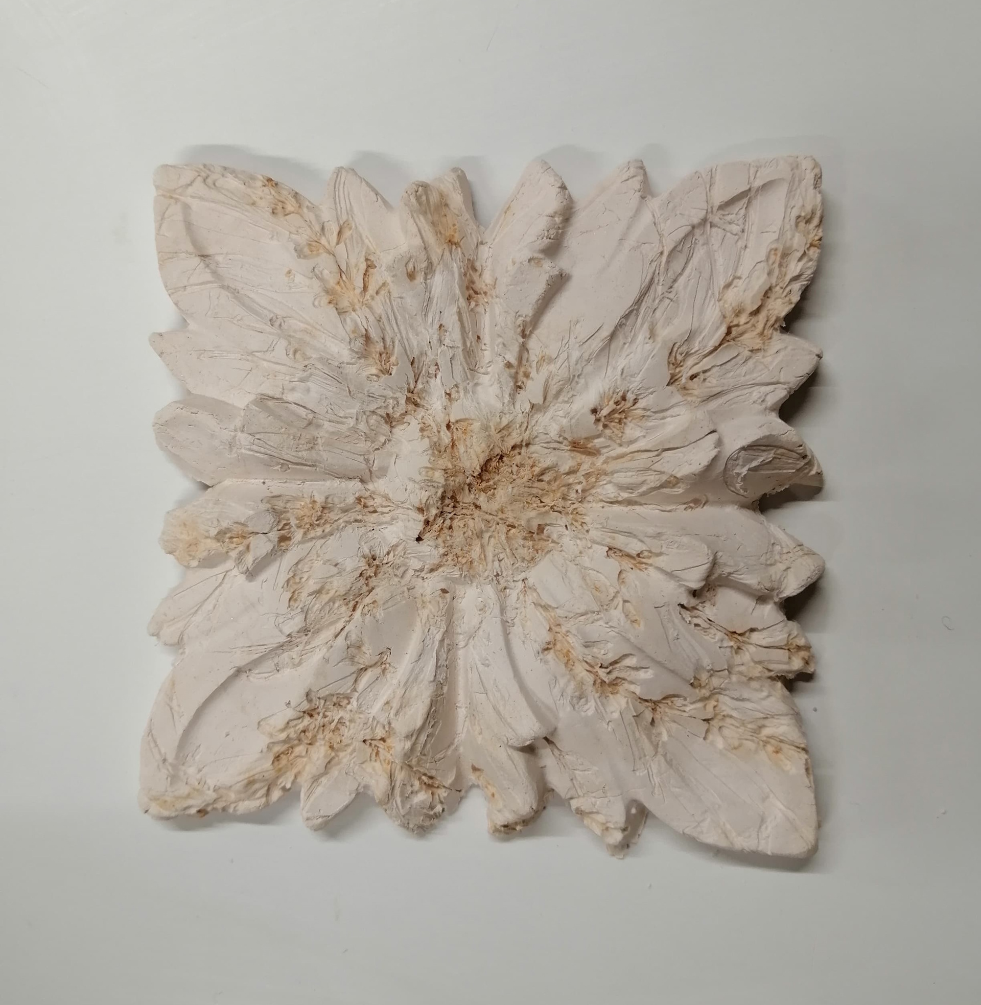 Sage Ornament Fired (Plant matter burns away)