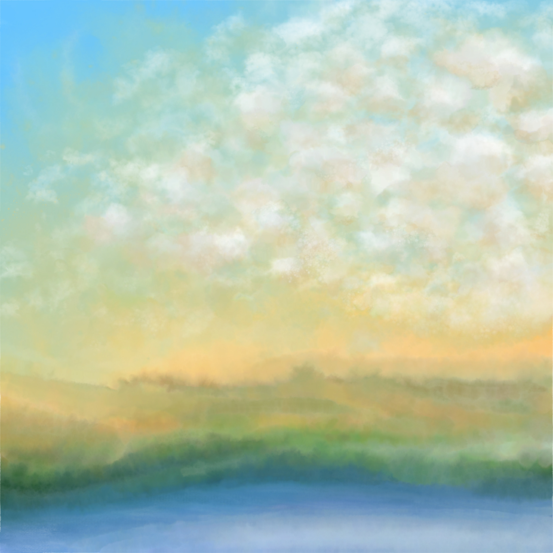 Golden River (Adobe Fresco)