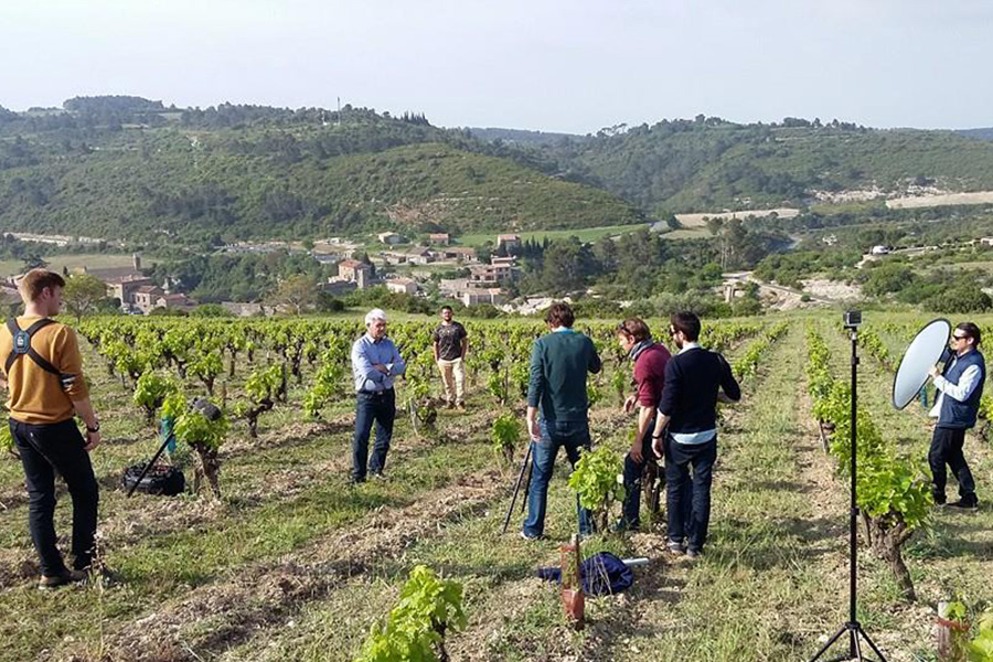 Photo de tournage de la série Mon Minervois - © Alexandre BERGER, Réalisateur Freelance | PARIS