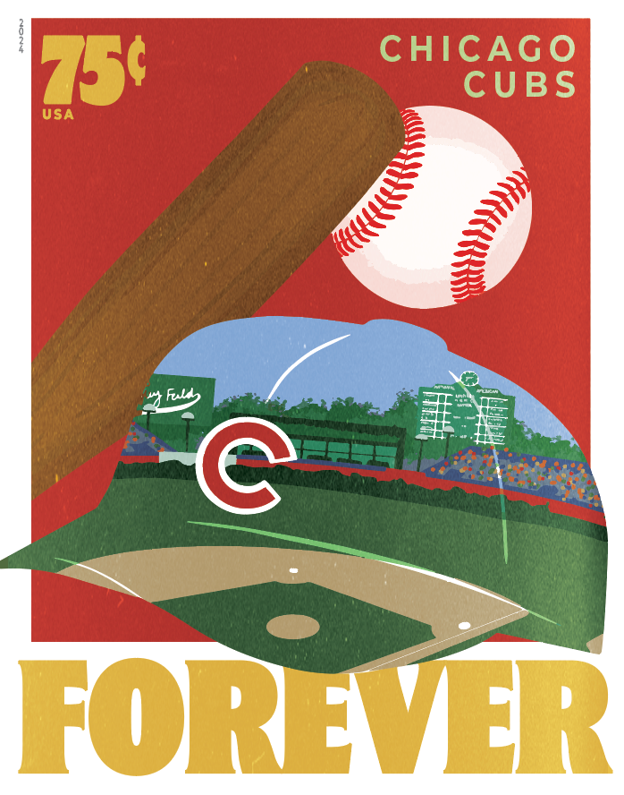 Chicago Cubs Stamp