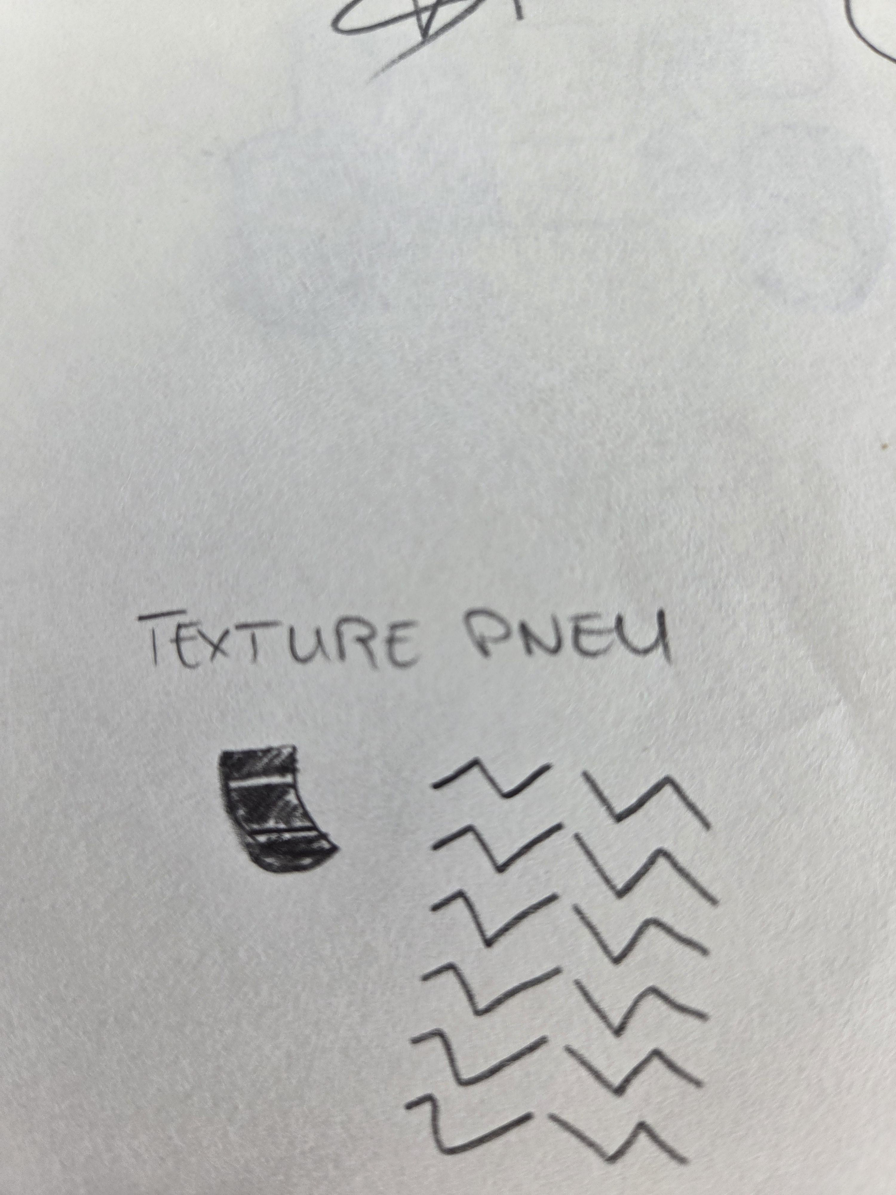 Idée "Texture" Pneu