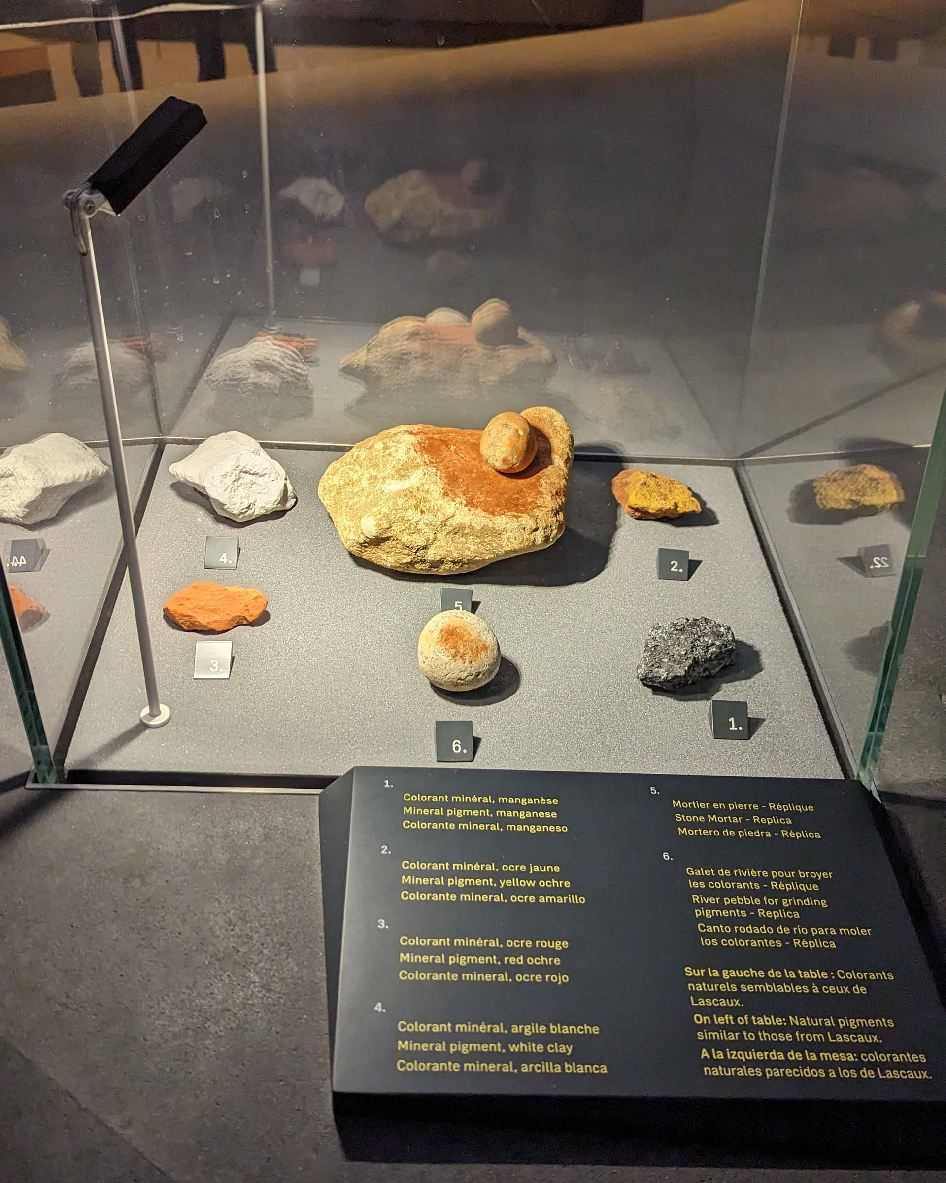 Ice Age painting tools (Lascaux IV, France)