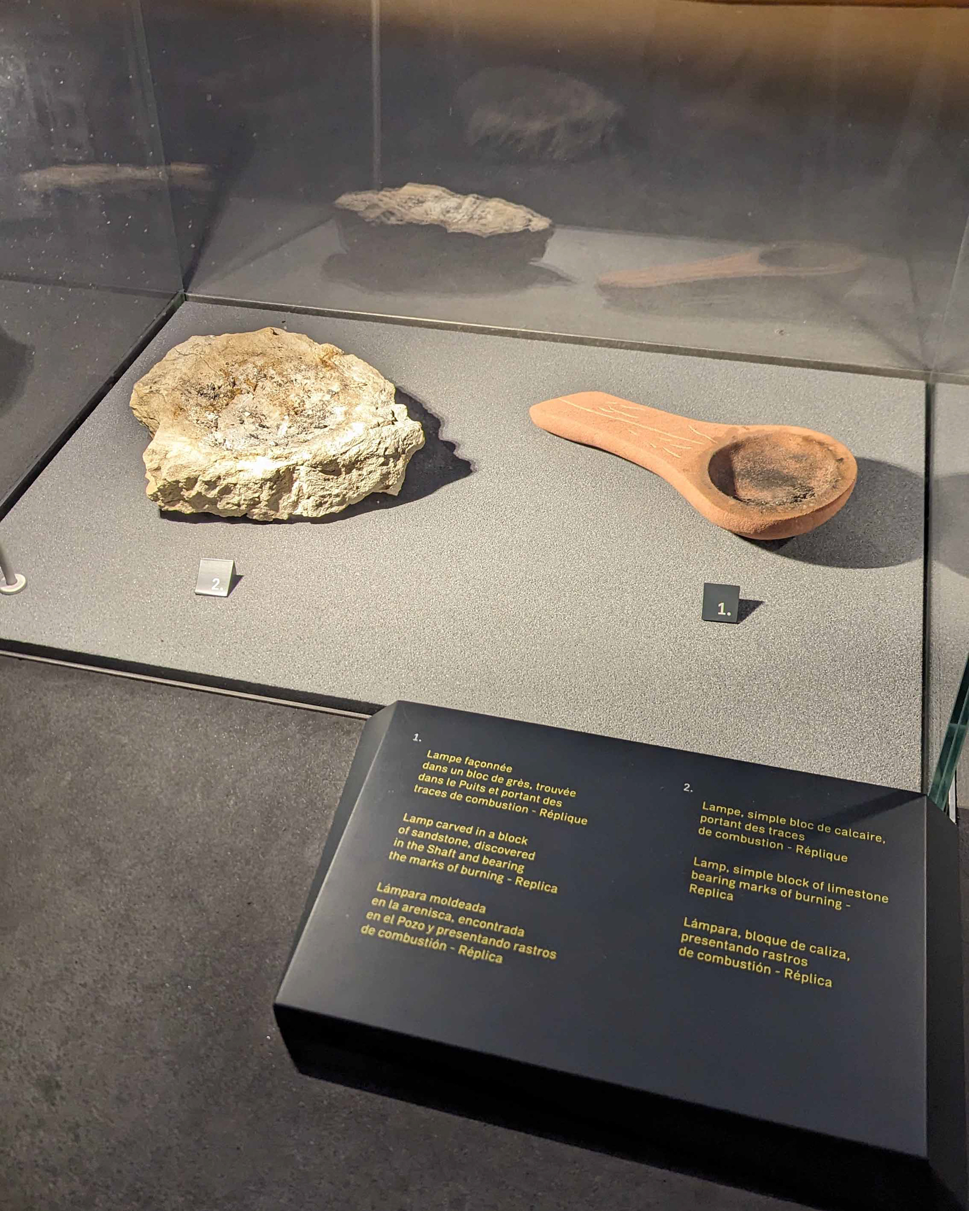 Ice Age painting tools (Lascaux IV, France)