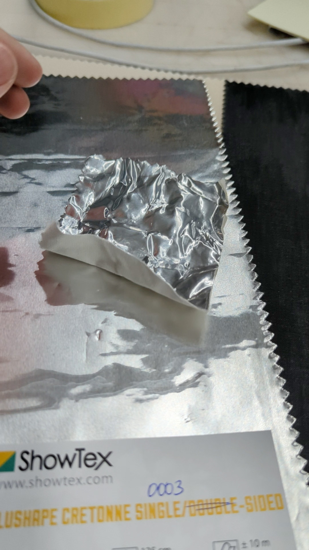 Moldable aluminum fabric