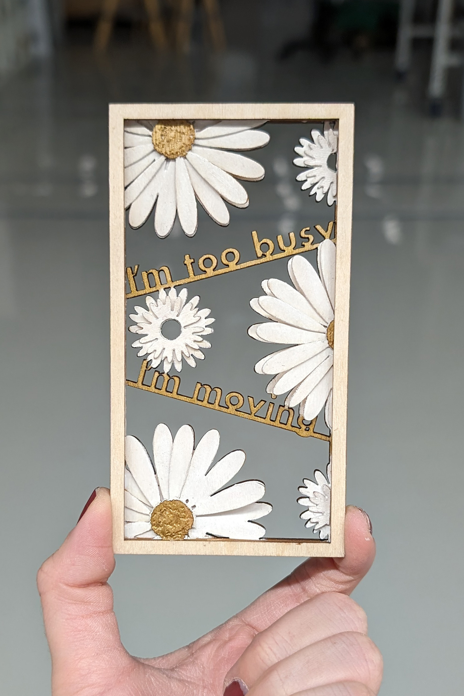 Friend's send-off card (Feb 2024)