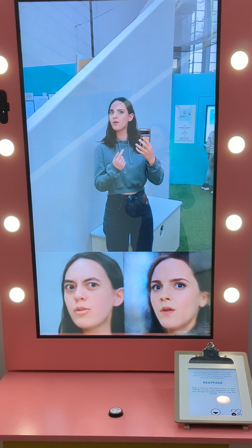 Deepfake mirror (Me, Myself & AI)