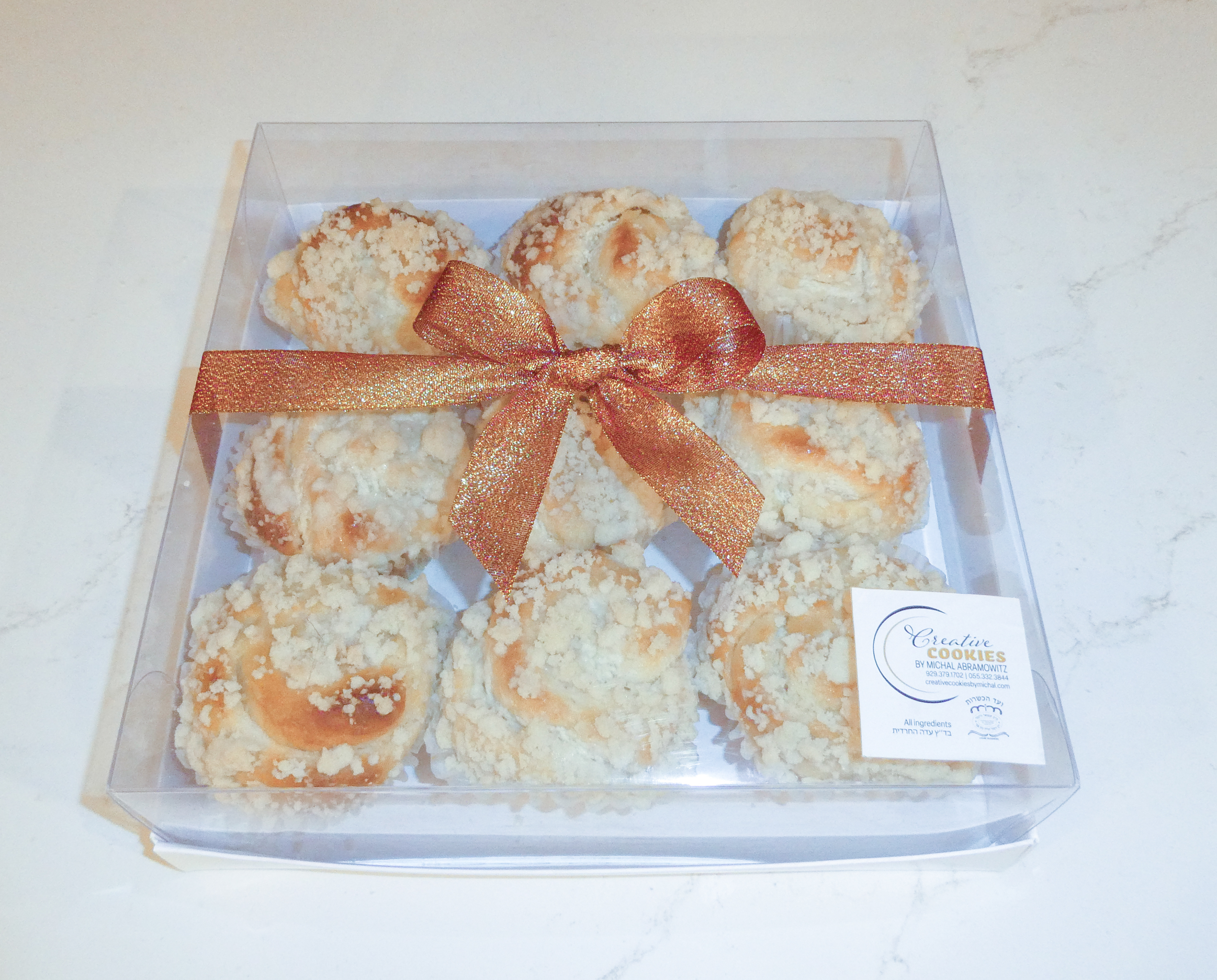 Babka Cheese Muffins and coffee