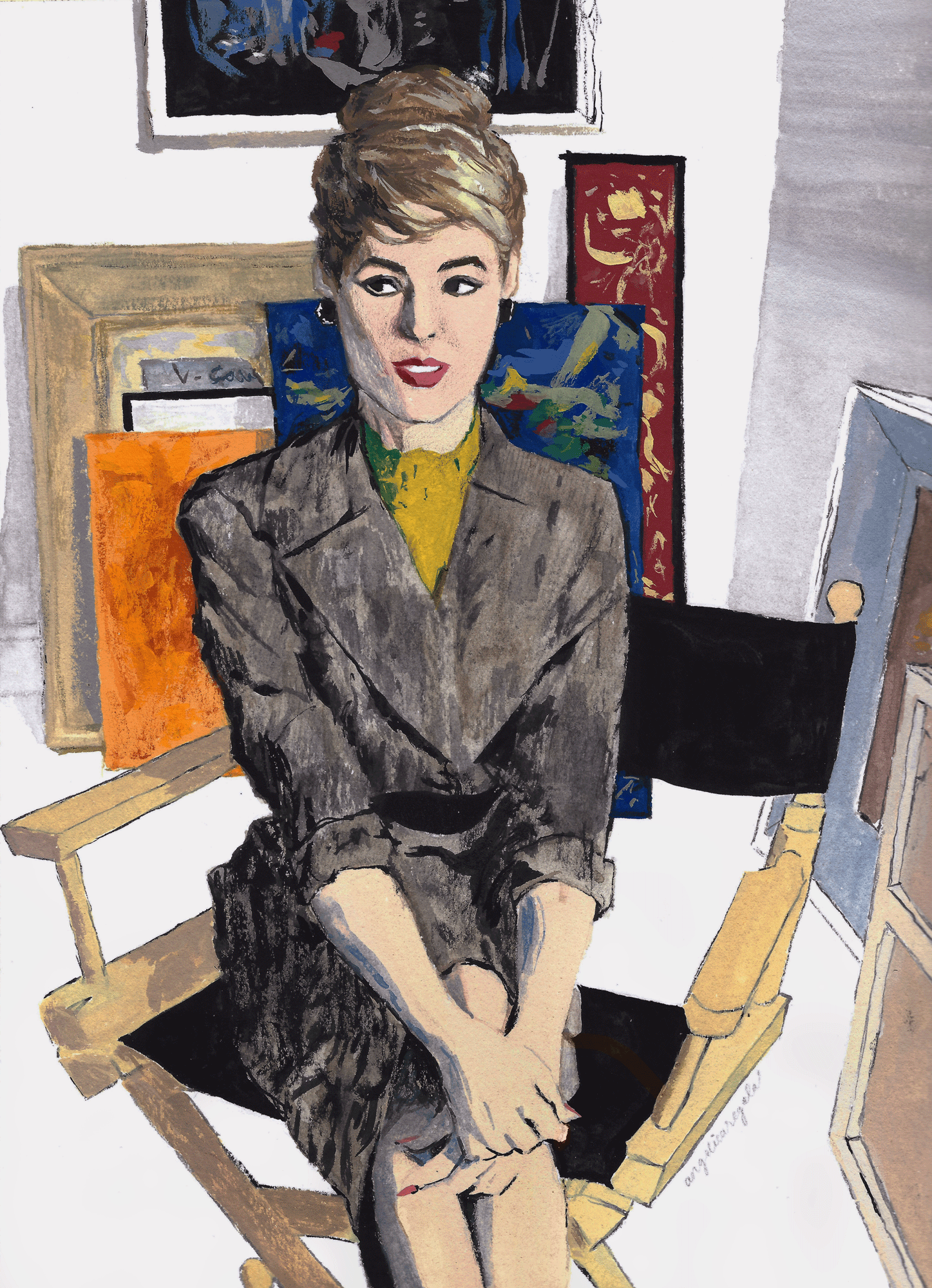 Art reference: Saturday Evening Post illustration by Joe Bowler. (1960)