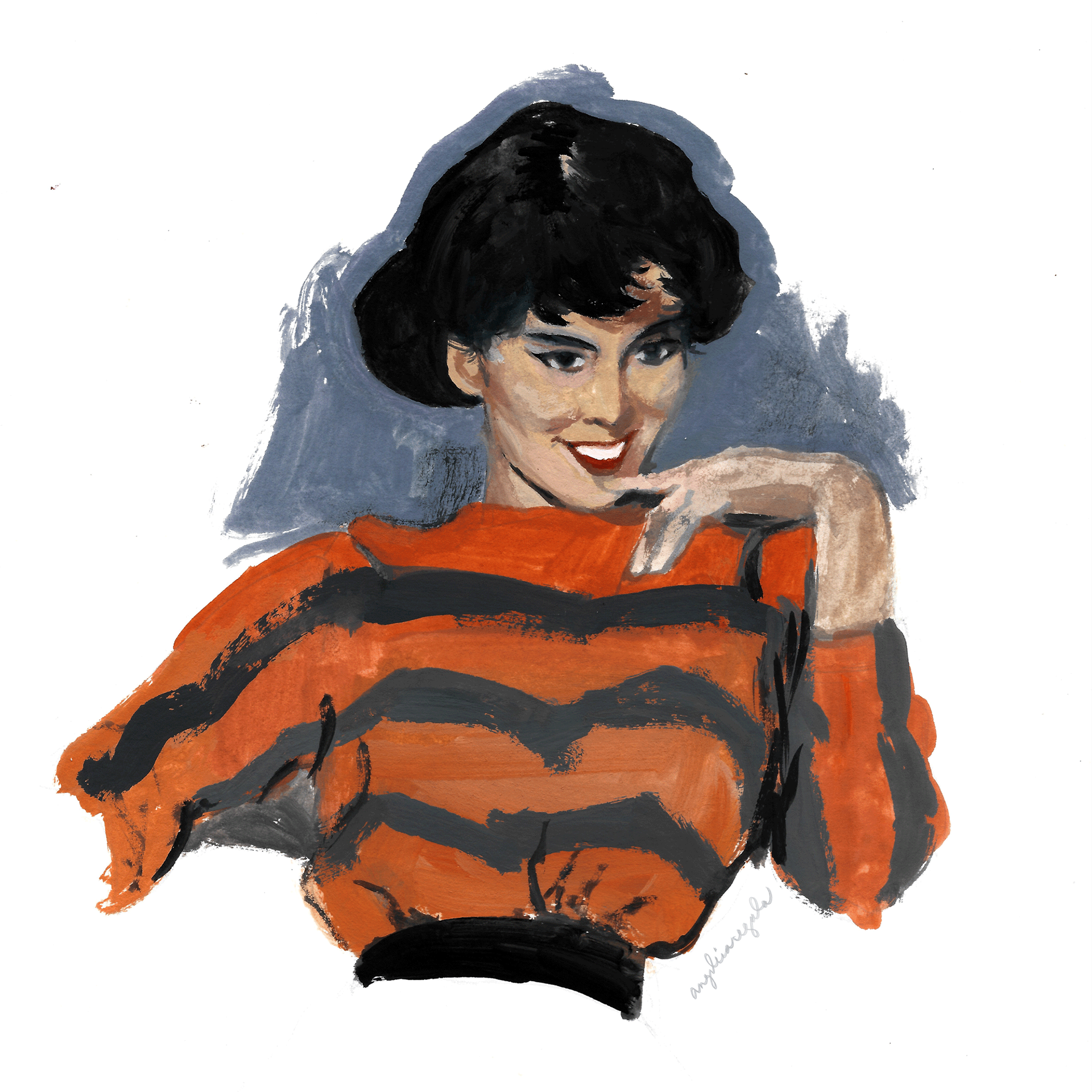 Art reference: Coca-Cola illustration by Bernie Fuchs. (1958)
