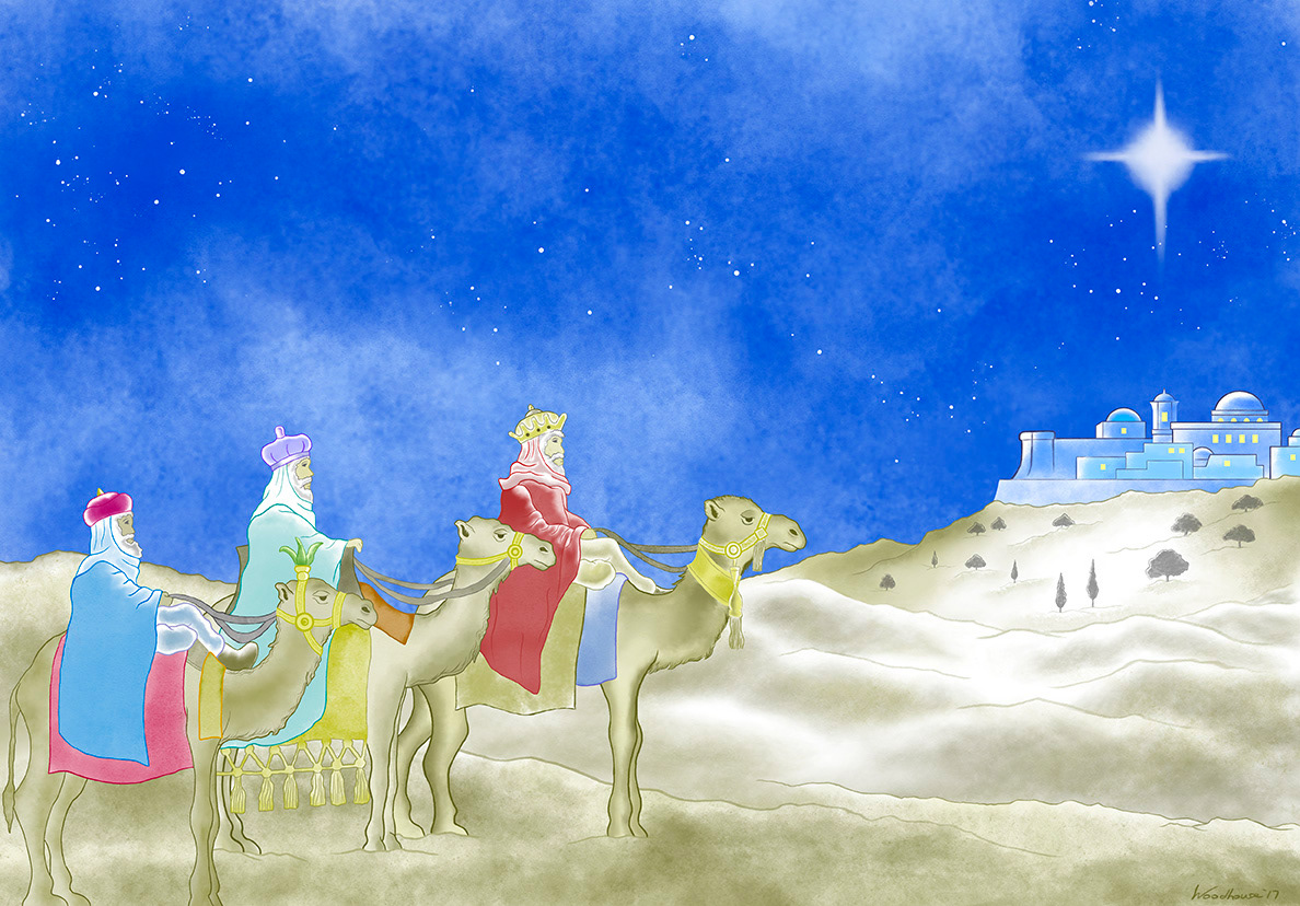 Three Kings greeting card 