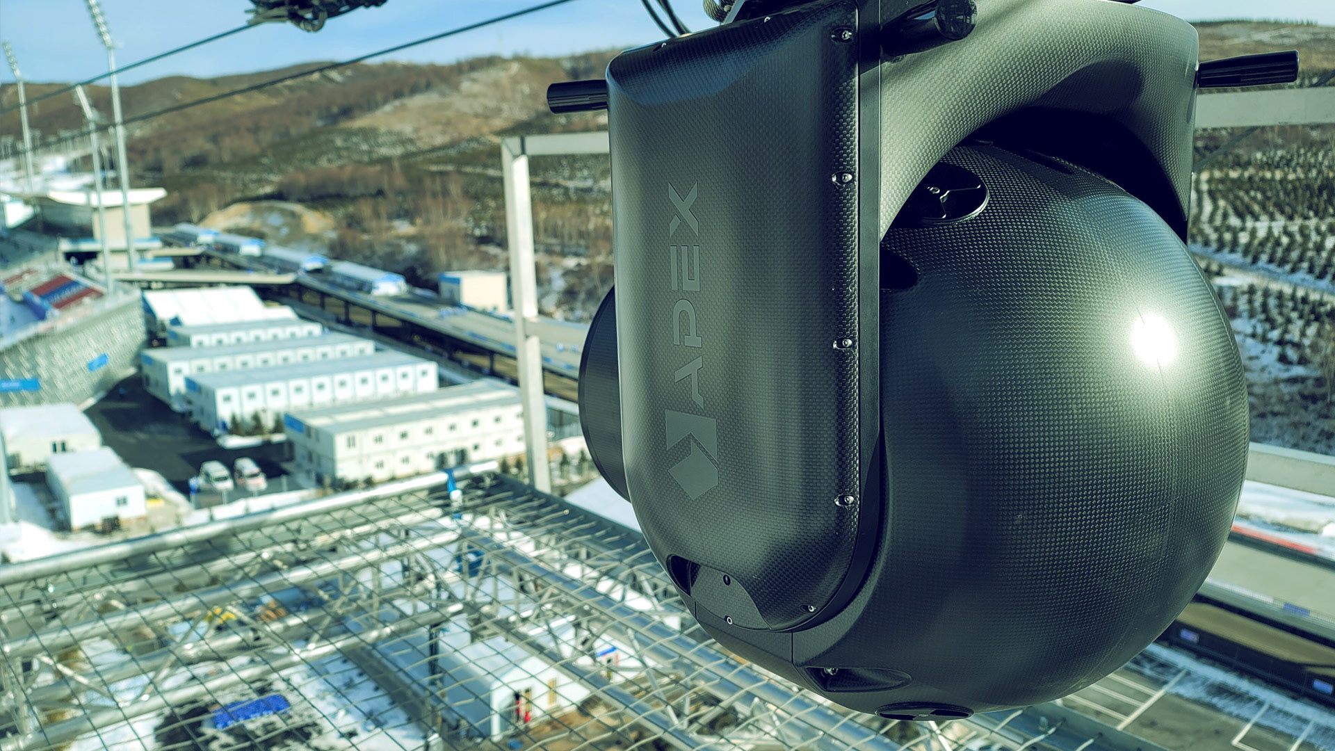The AX18 stabilized camera gimbal in Bejing