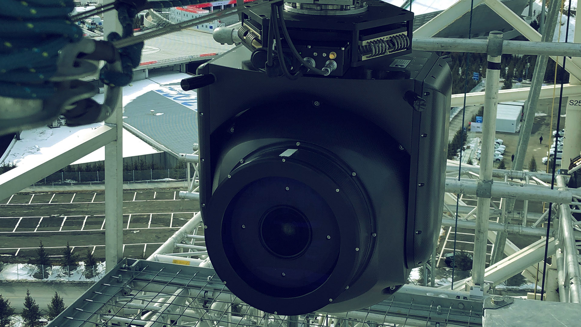 The AX18 stabilized camera gimbal in Bejing