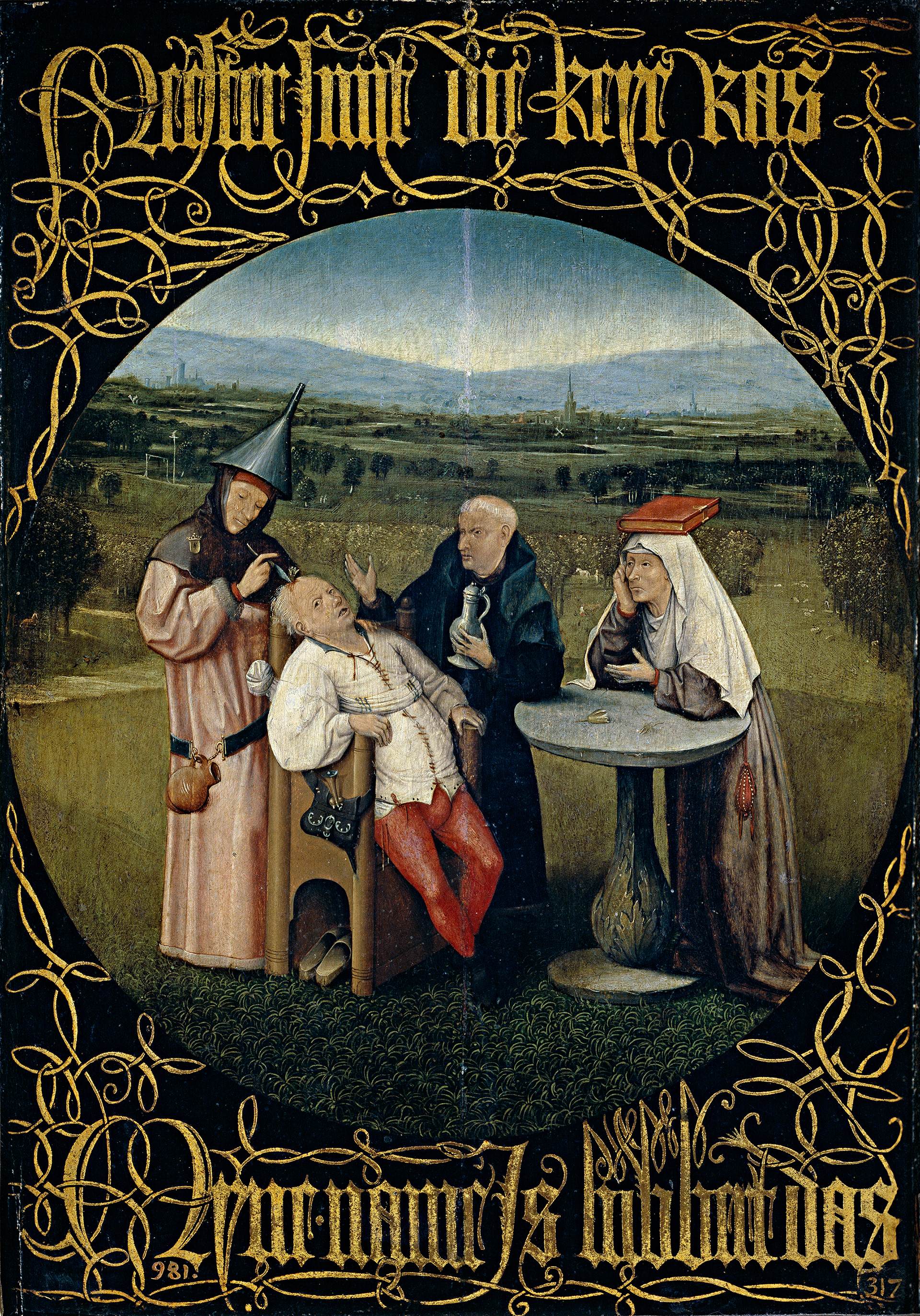 Cutting the Stone, c.1494, by Hieronymus Bosch