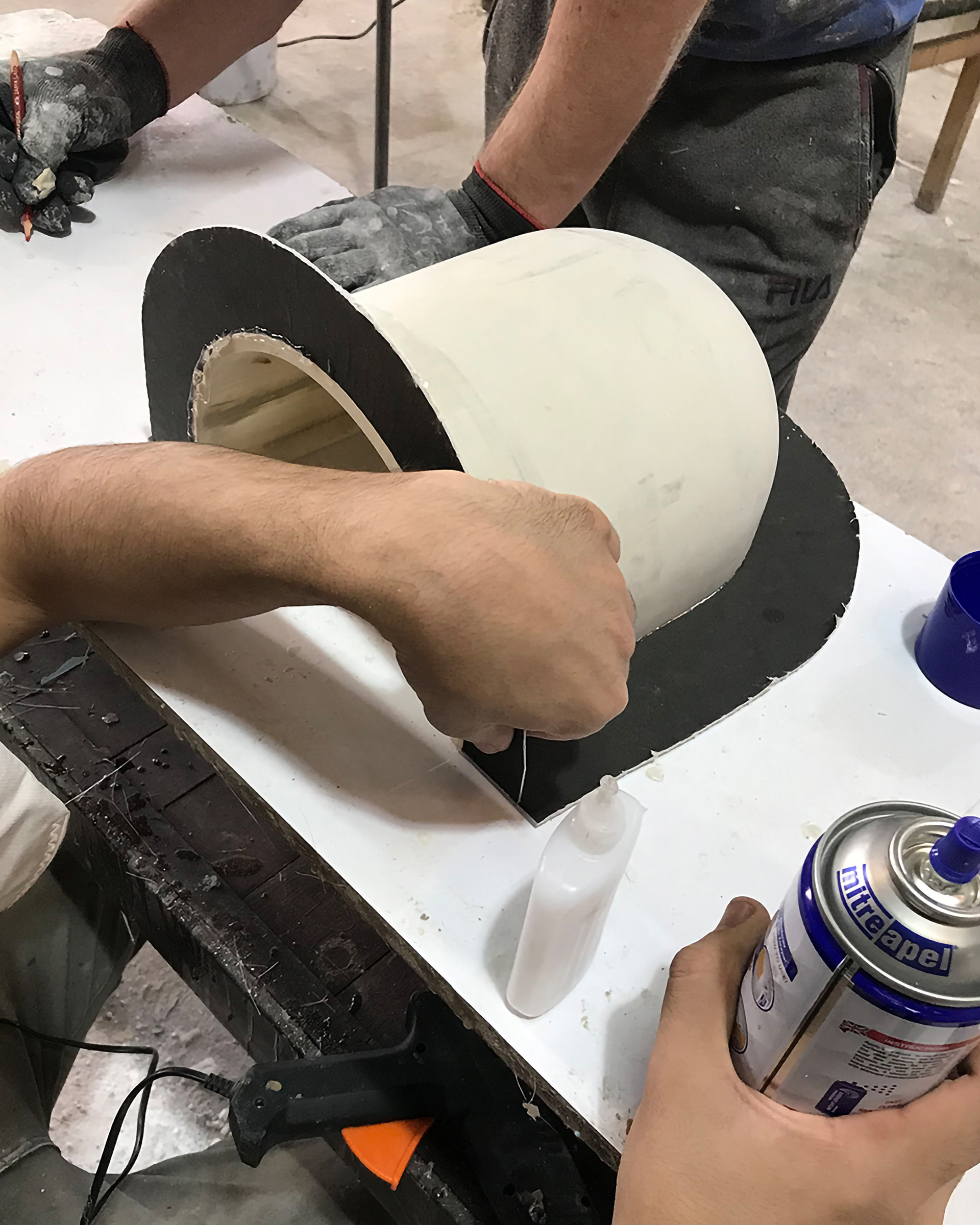 GLASS-FIBER MOLDING