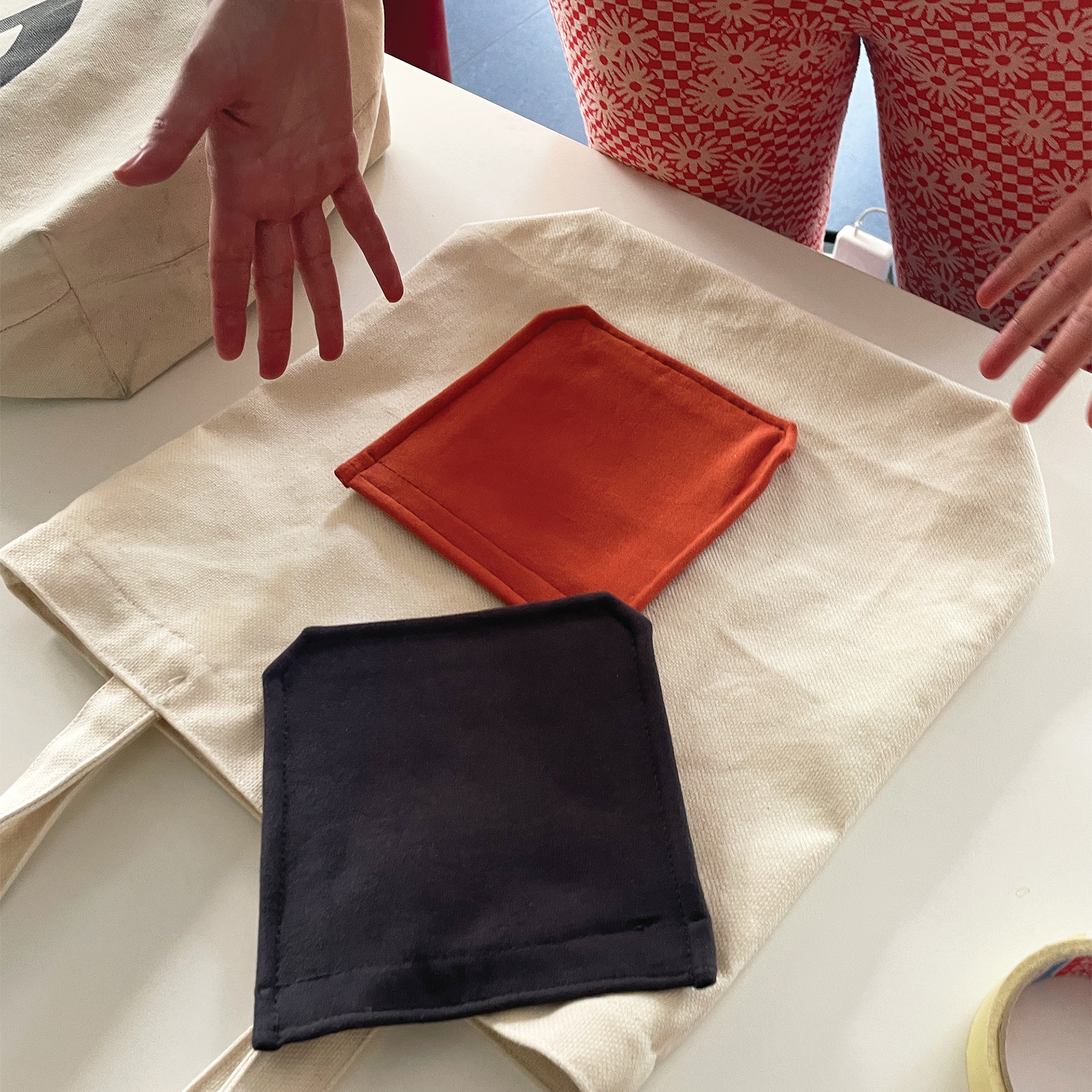 User test: choosing the matching pocket