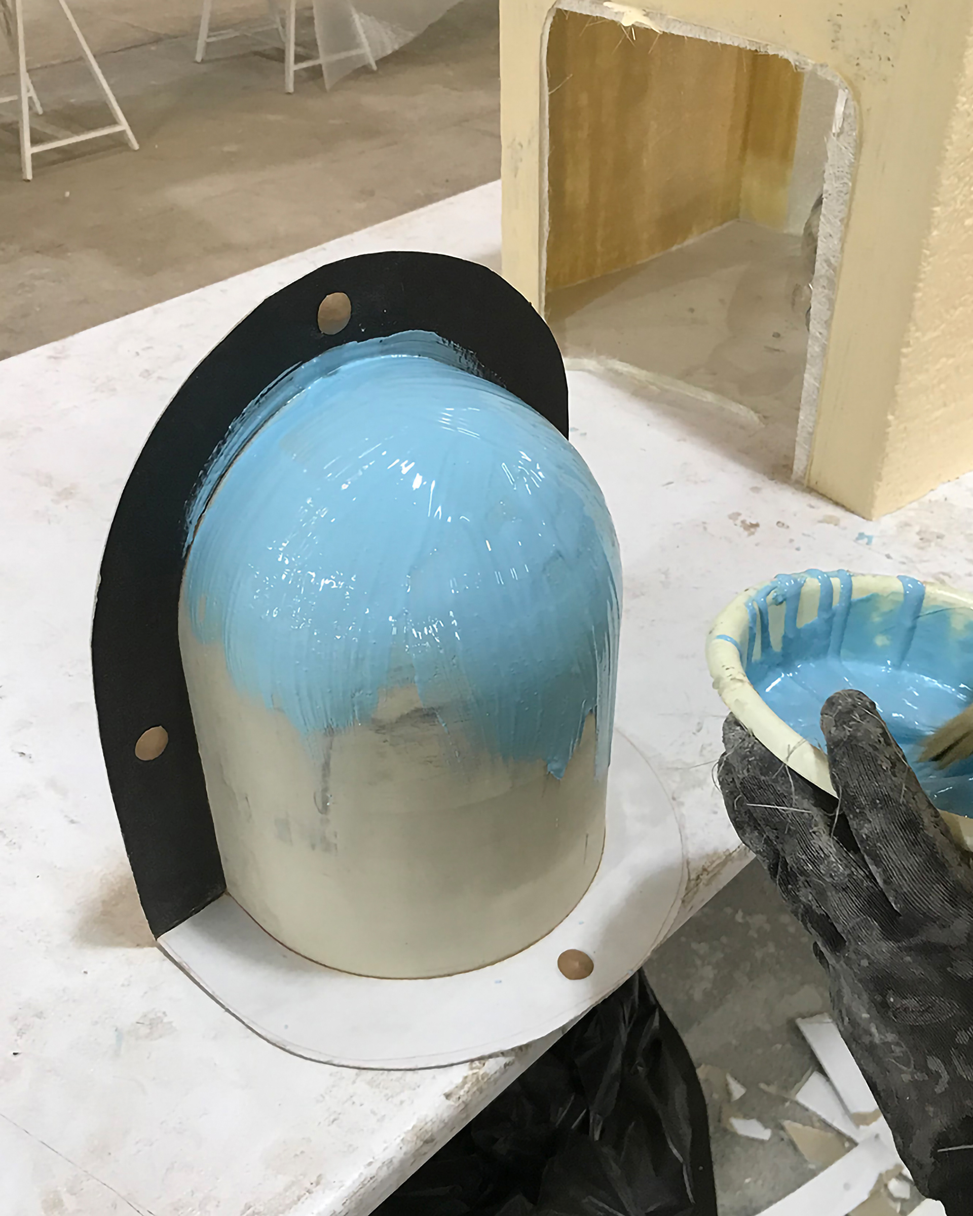 GLASS-FIBER MOLDING